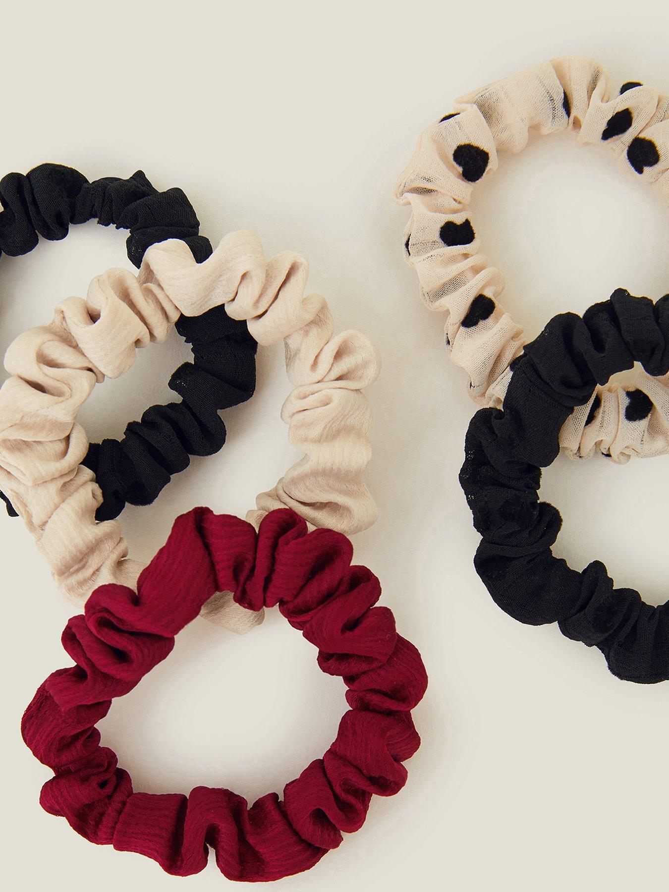 Image 3 of 3 of Accessorize 5 X Mixed Scrunchie Pack