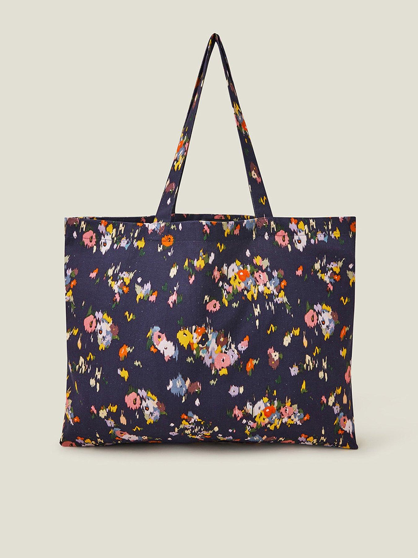 Image 1 of 4 of Accessorize Floral Printed Shopper