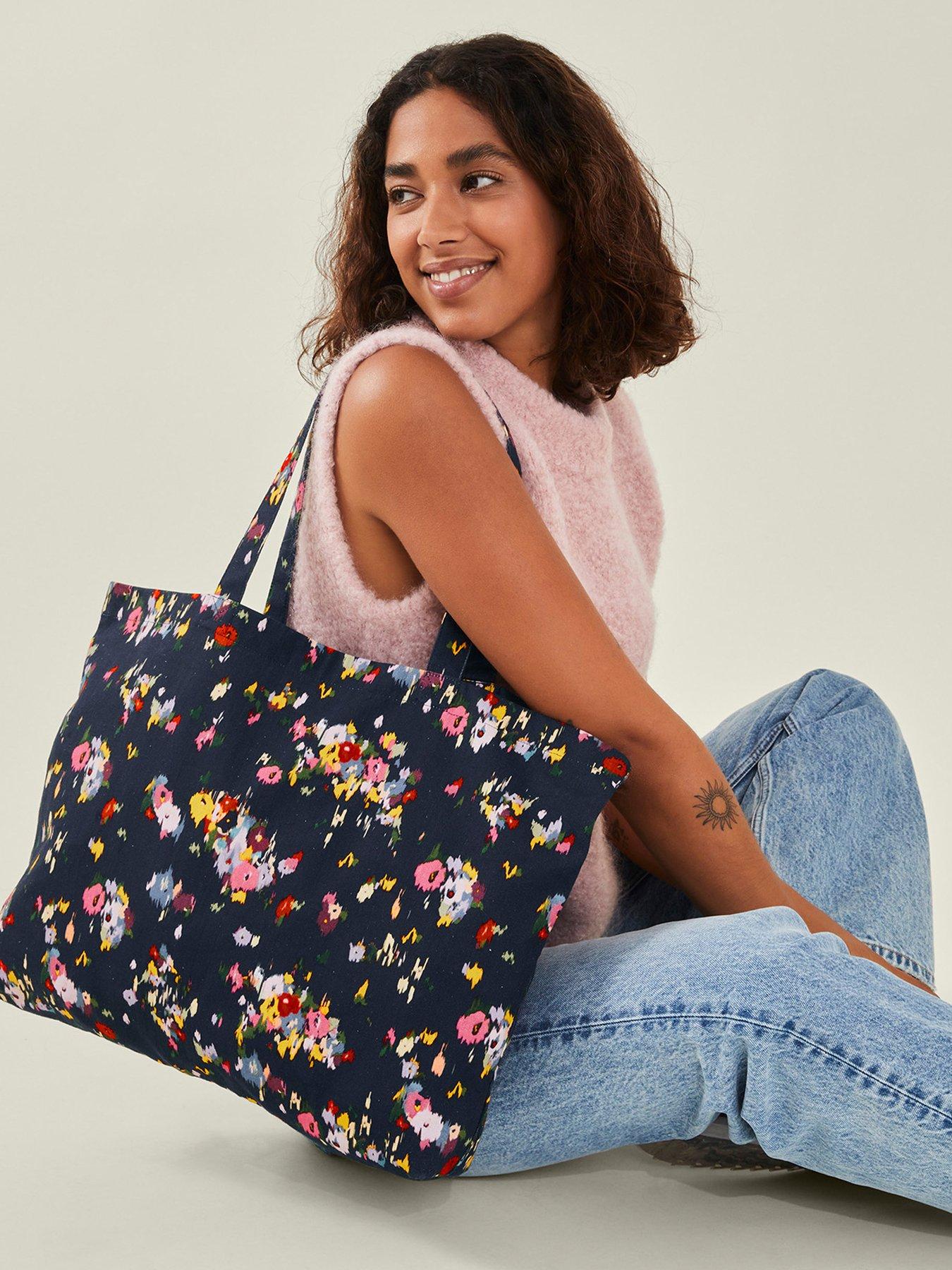 Image 2 of 4 of Accessorize Floral Printed Shopper