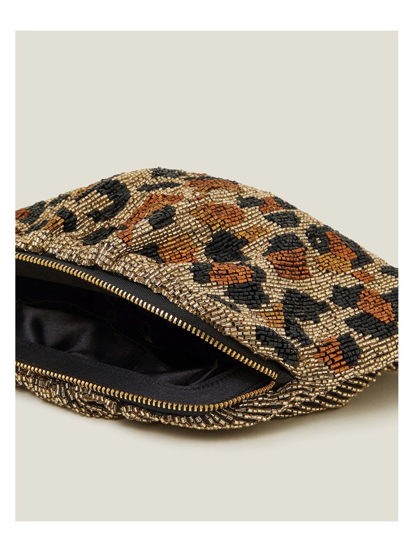 Image 4 of 5 of Accessorize Leopard Cloud Clutch