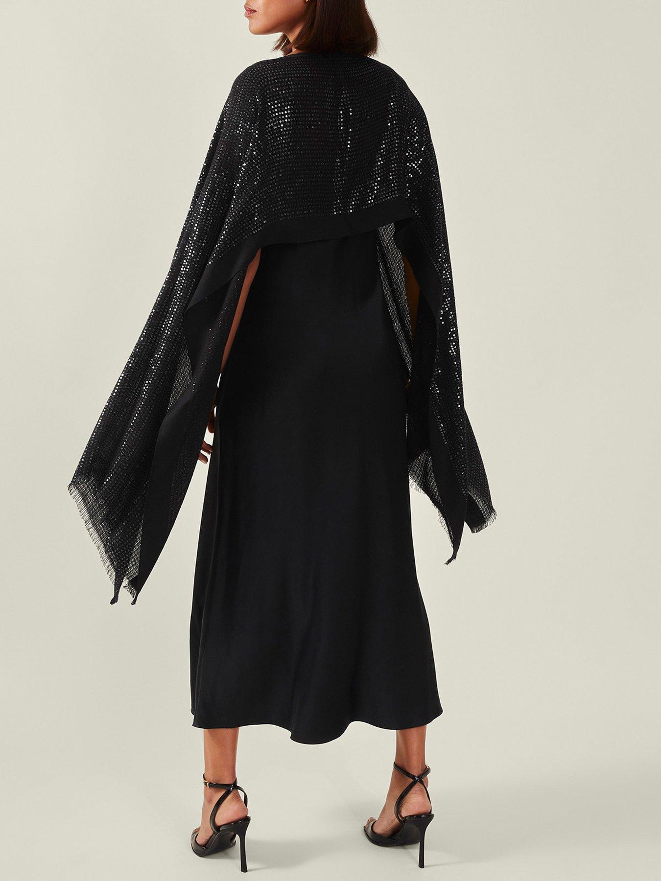 Image 2 of 4 of Accessorize Sequin Embellished Poncho