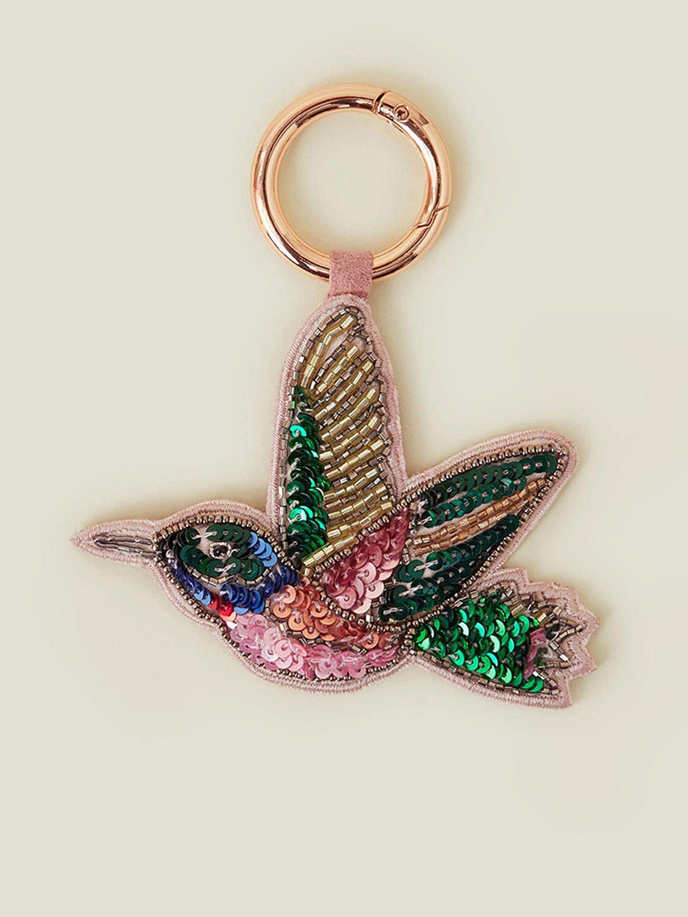 Image 1 of 3 of Accessorize Hummingbird Bag Charm
