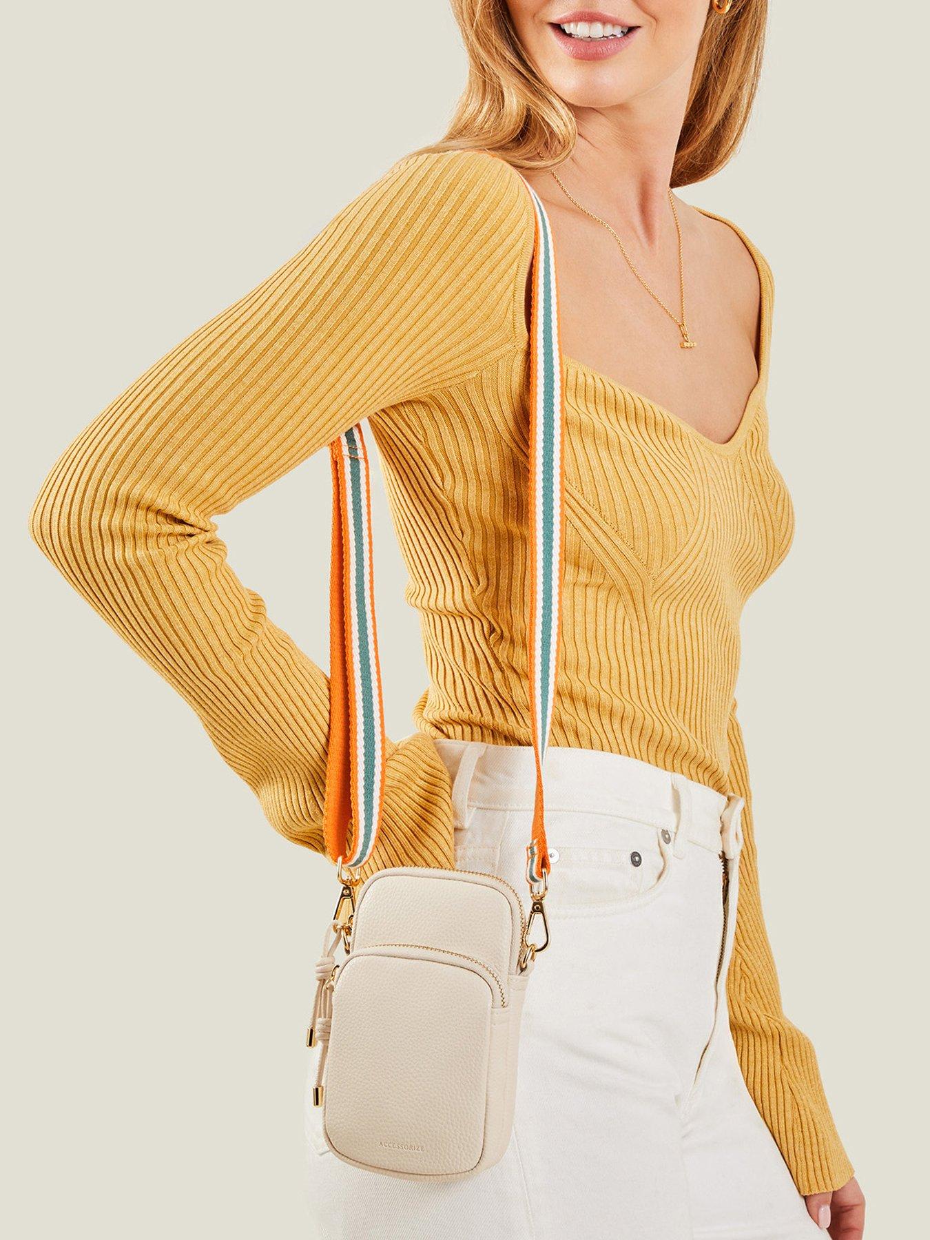 Image 2 of 4 of Accessorize Webbing Strap Phone Bag