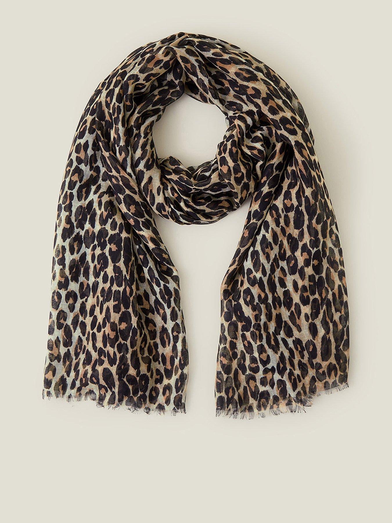 Accessorize Lightweight Leopard Print Scarf Very