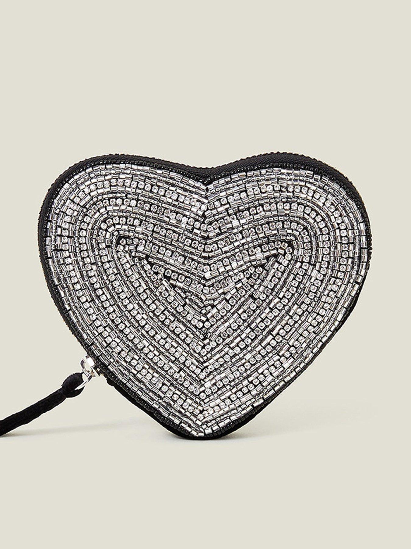 Heart Silver Coin Purse