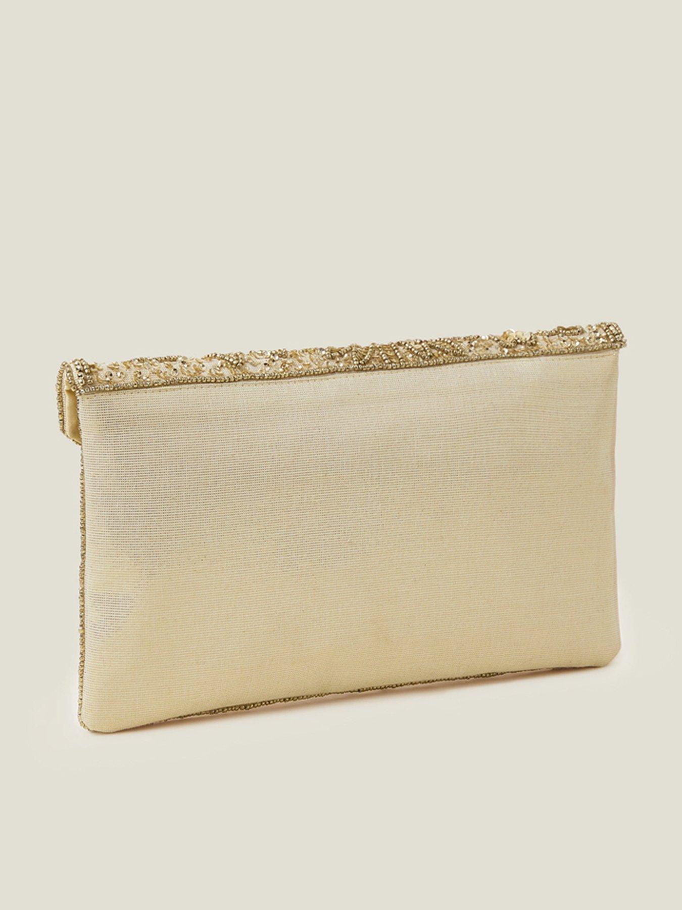 Image 3 of 4 of Accessorize Tara Hand-beaded Clutch Bag