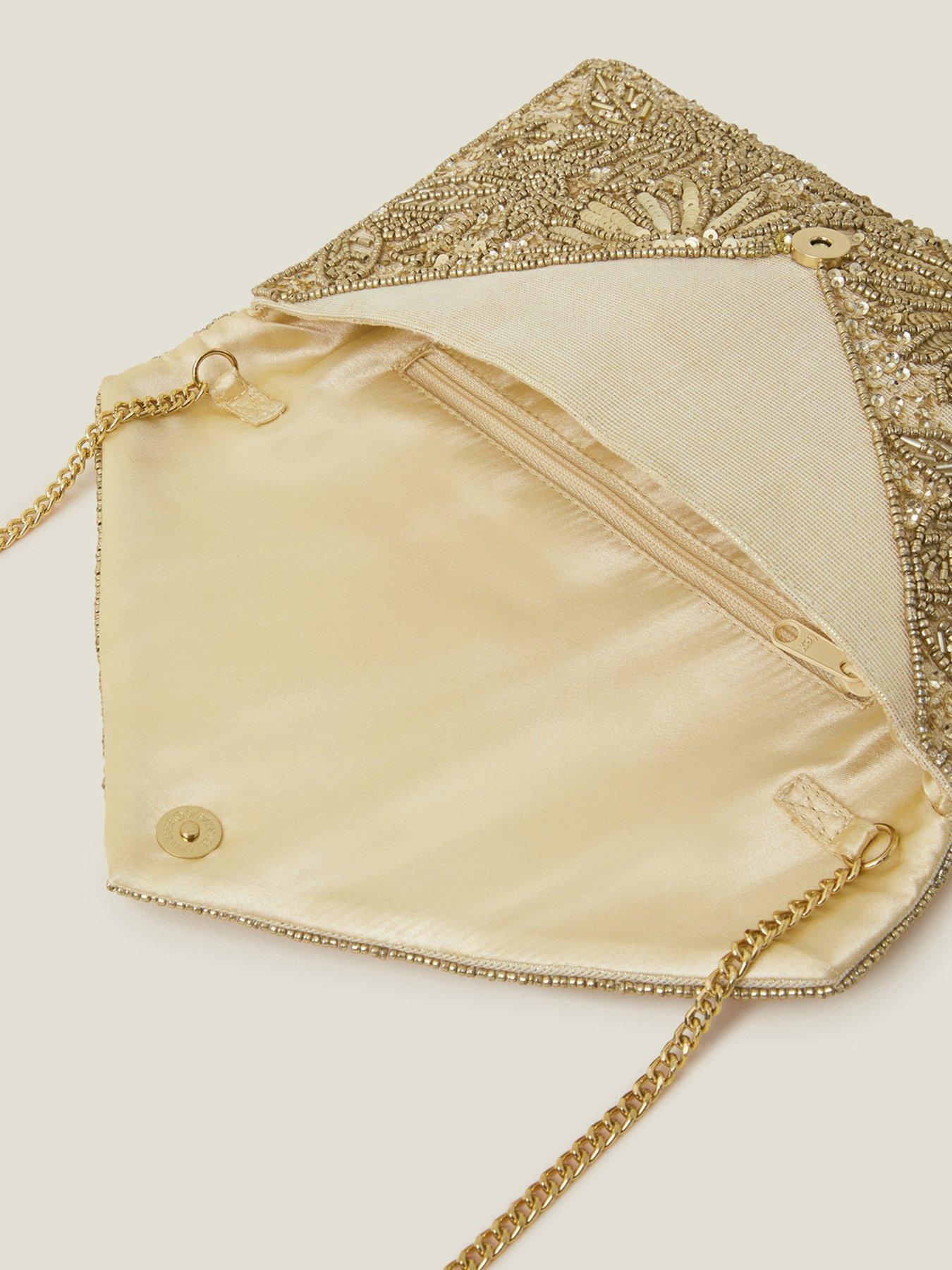Image 4 of 4 of Accessorize Tara Hand-beaded Clutch Bag