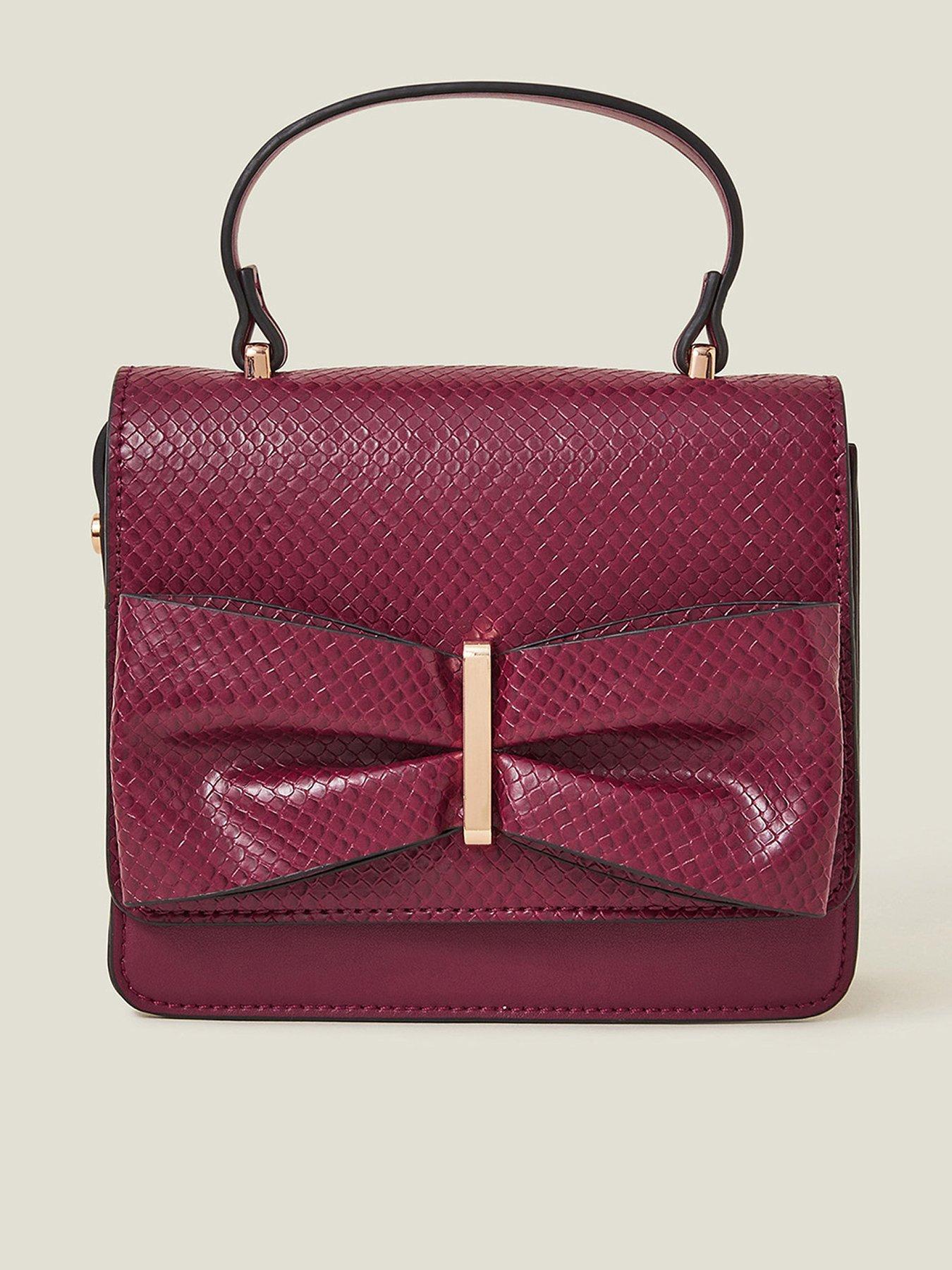 Image 1 of 5 of Accessorize Bow Bag Cross Body