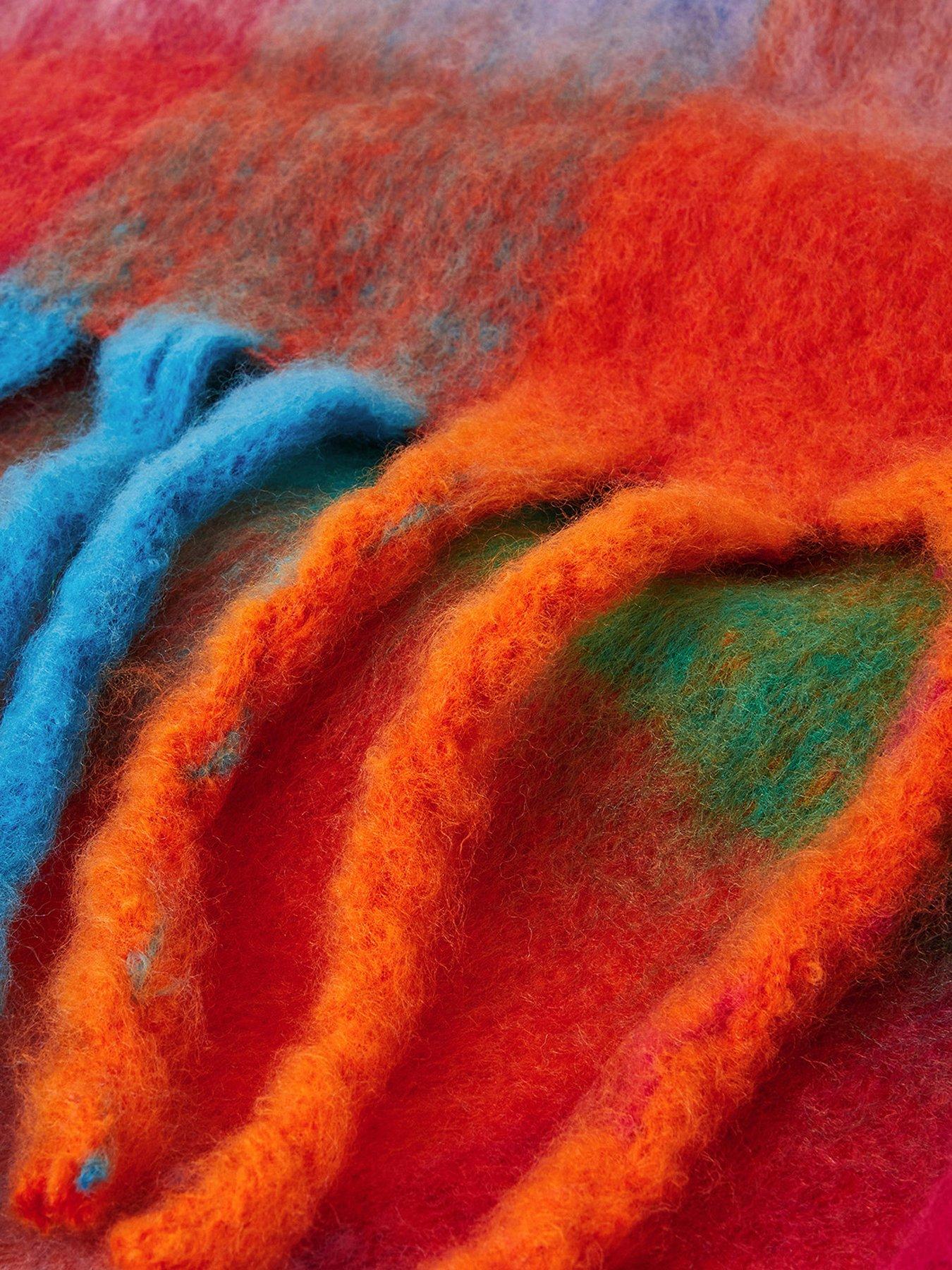 Image 3 of 3 of Accessorize Bright Multi Check Scarf