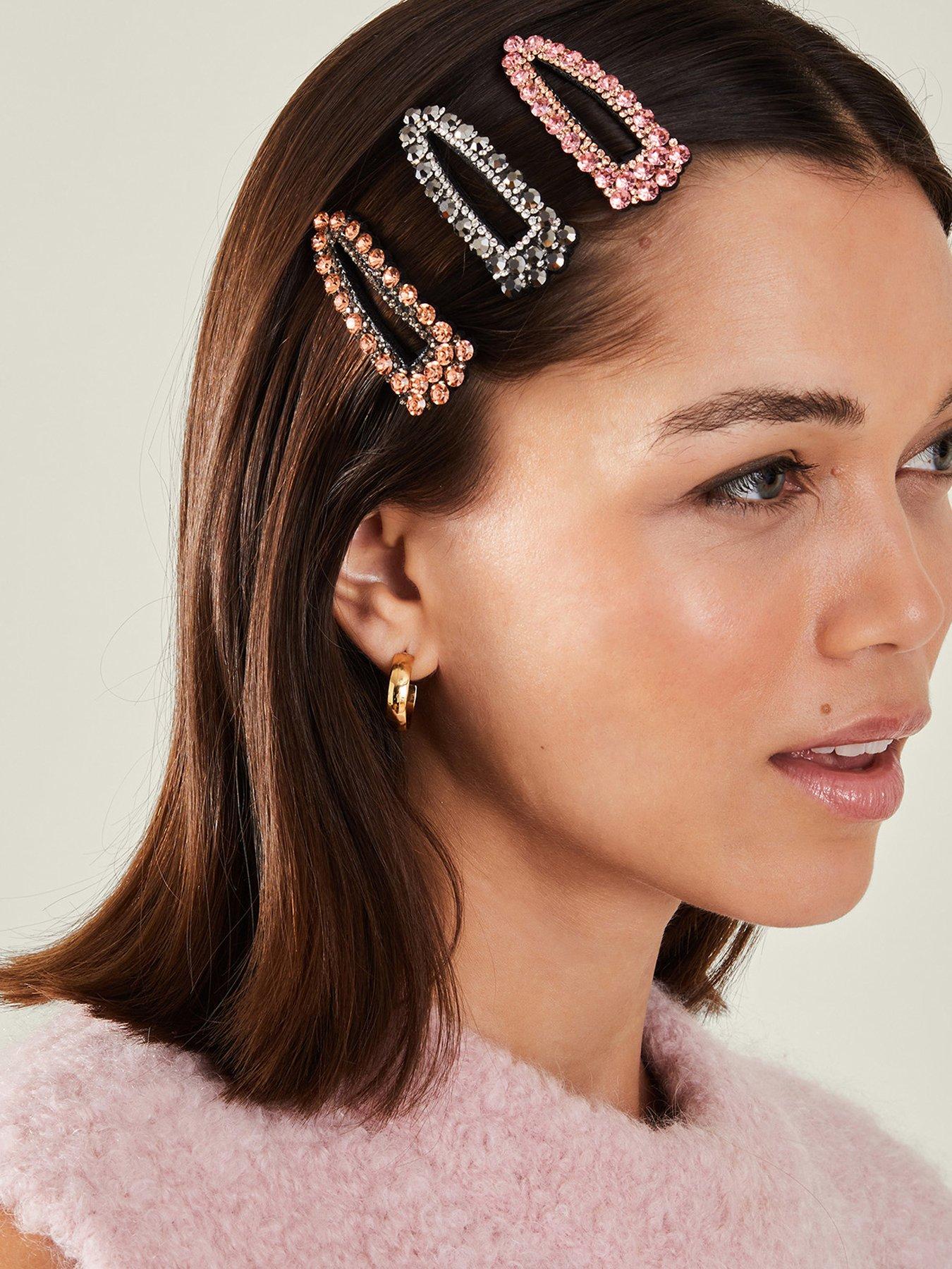 Image 2 of 3 of Accessorize 3 X Sparkle Snap Clips