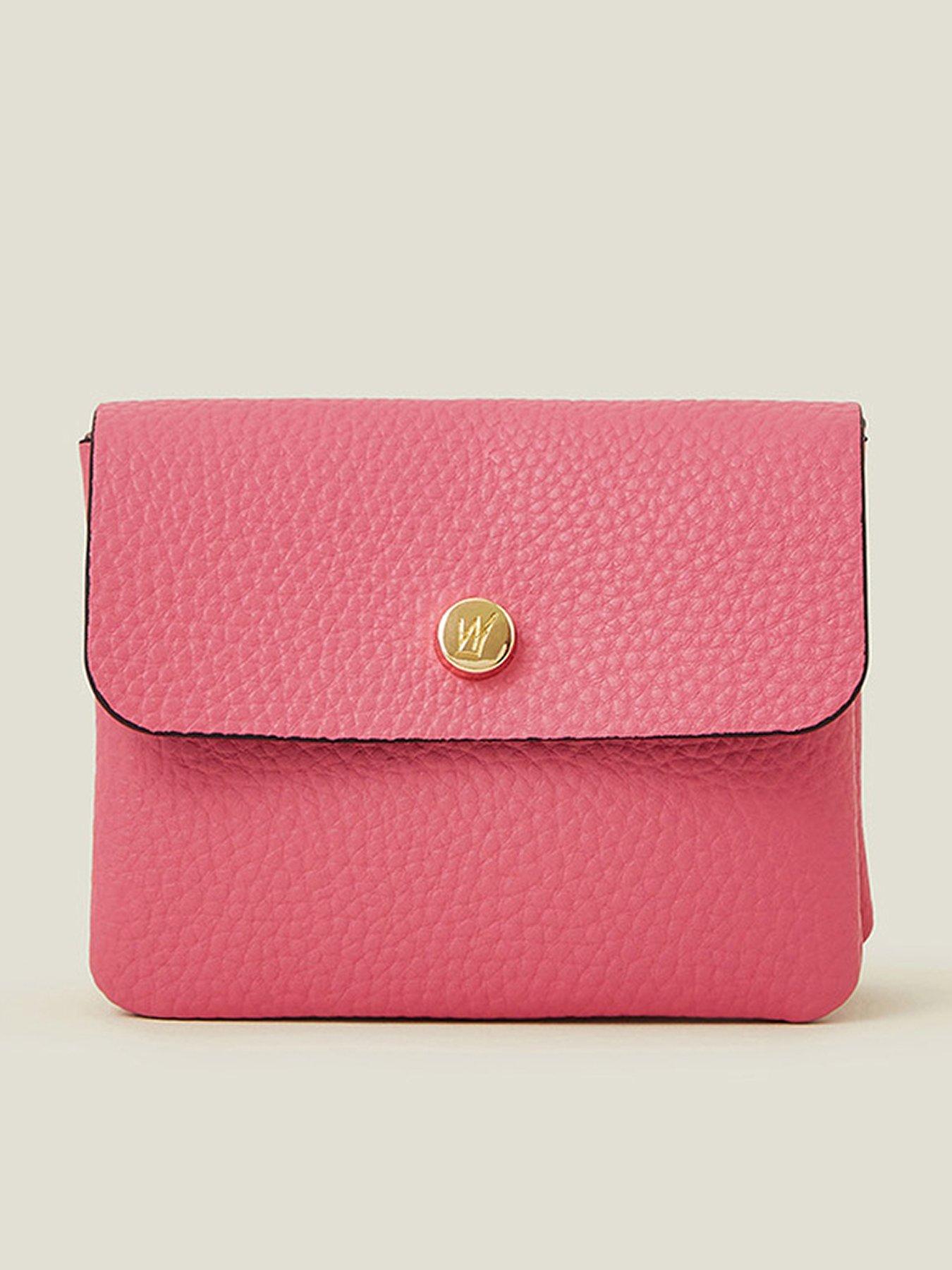 Ladies pink handbags uk hotsell