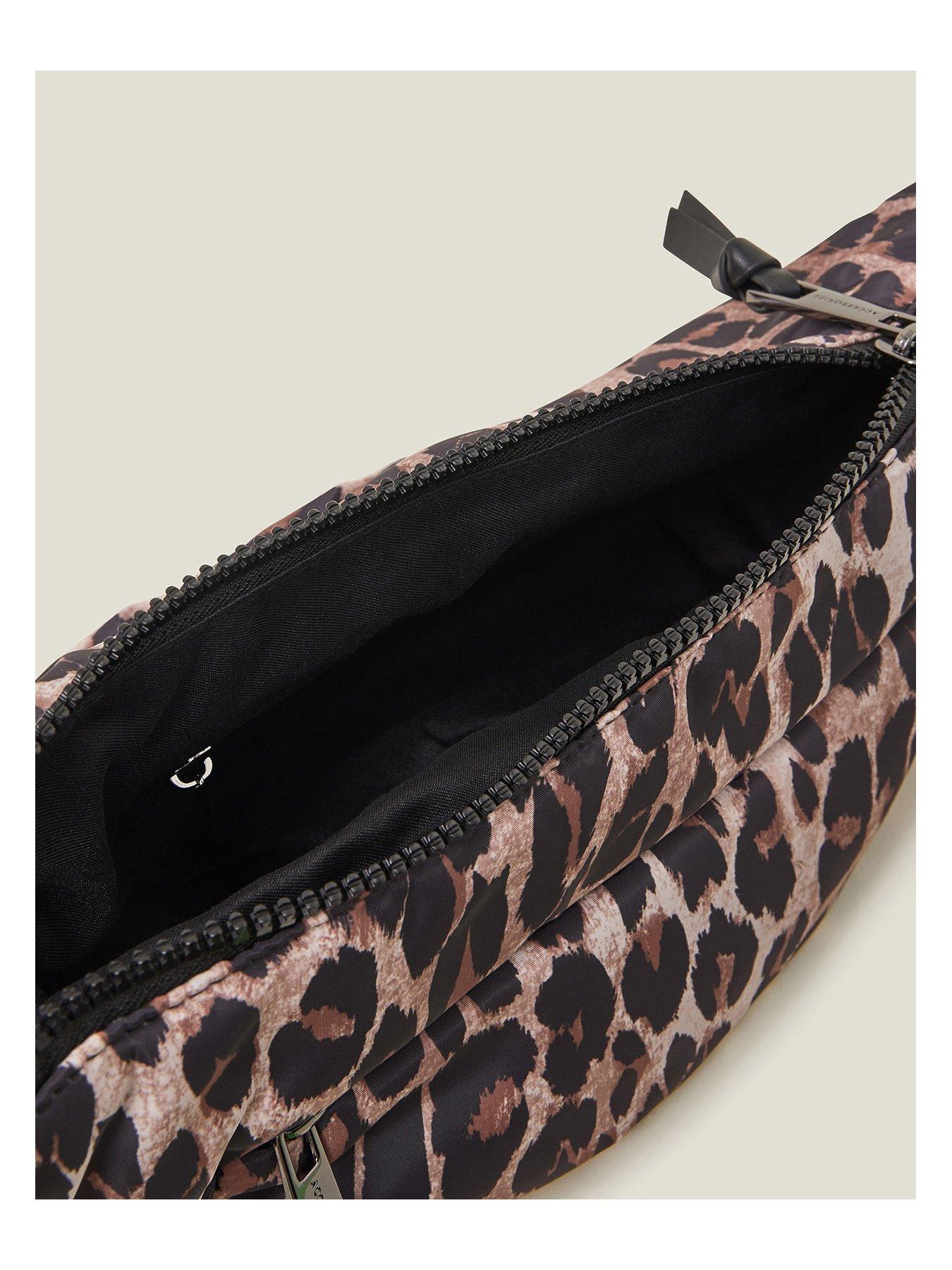 Image 5 of 5 of Accessorize Leopard Nylon Sling Cross Body
