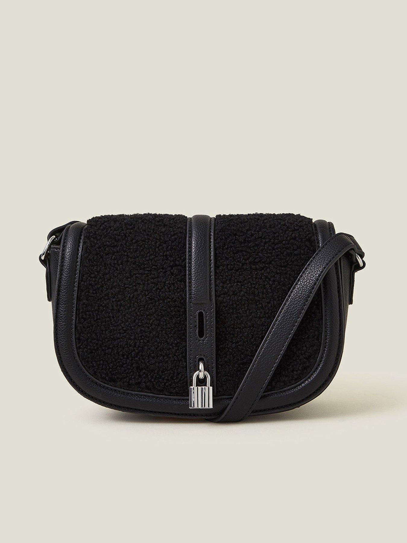 Image 1 of 5 of Accessorize Shearling Cross Body
