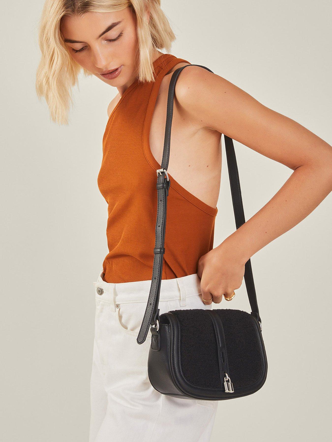 Image 2 of 5 of Accessorize Shearling Cross Body