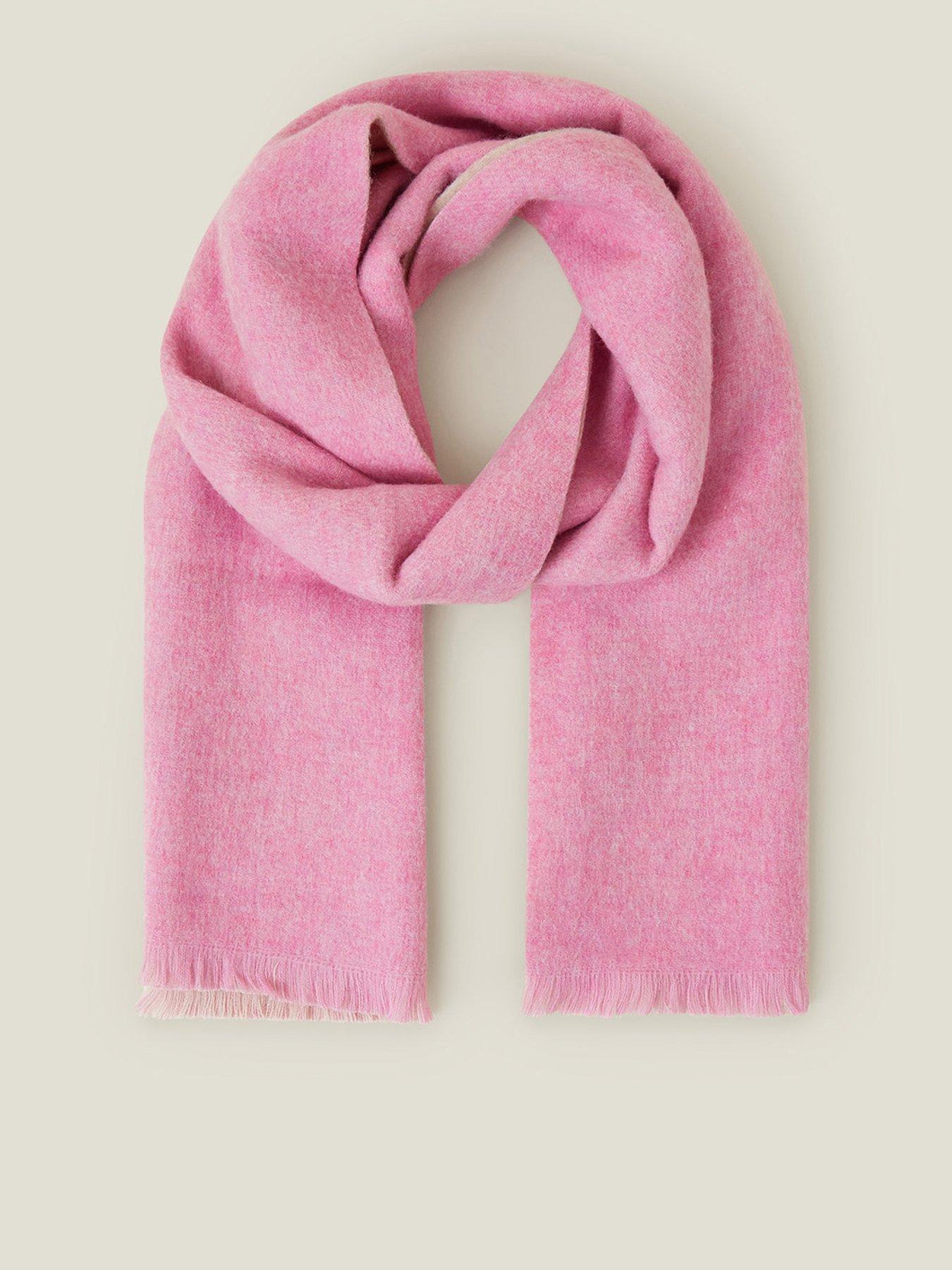 Image 1 of 3 of Accessorize Pink Double Faced Plain Blanket