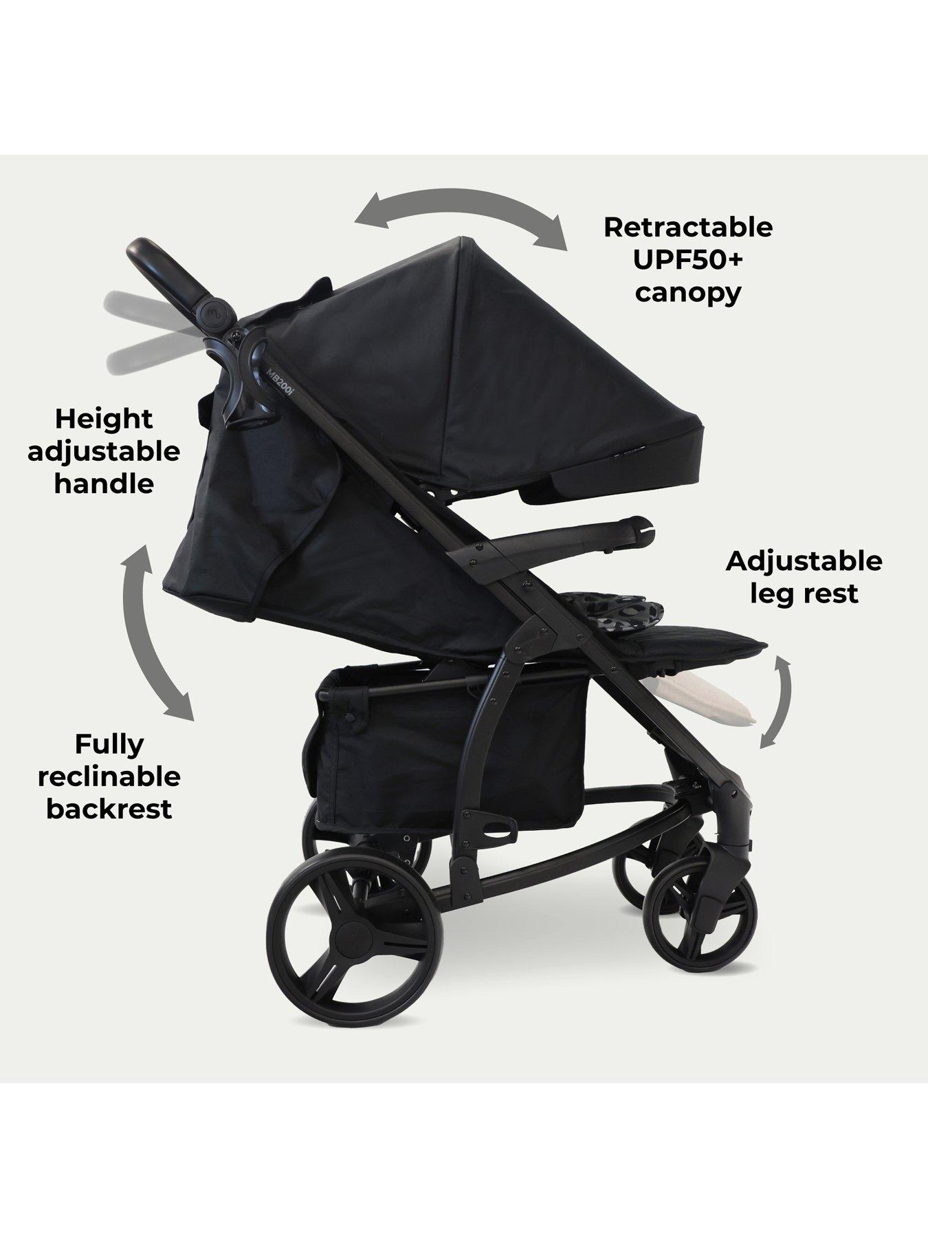 Image 5 of 8 of My Babiie MB200i Travel Systems Black Leopard