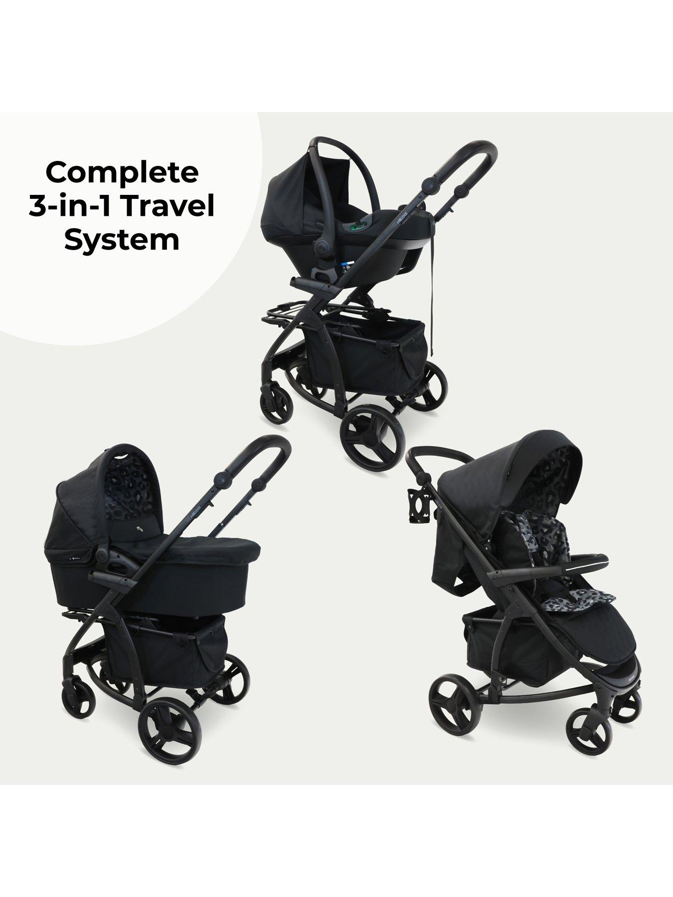 Image 6 of 8 of My Babiie MB200i Travel Systems Black Leopard