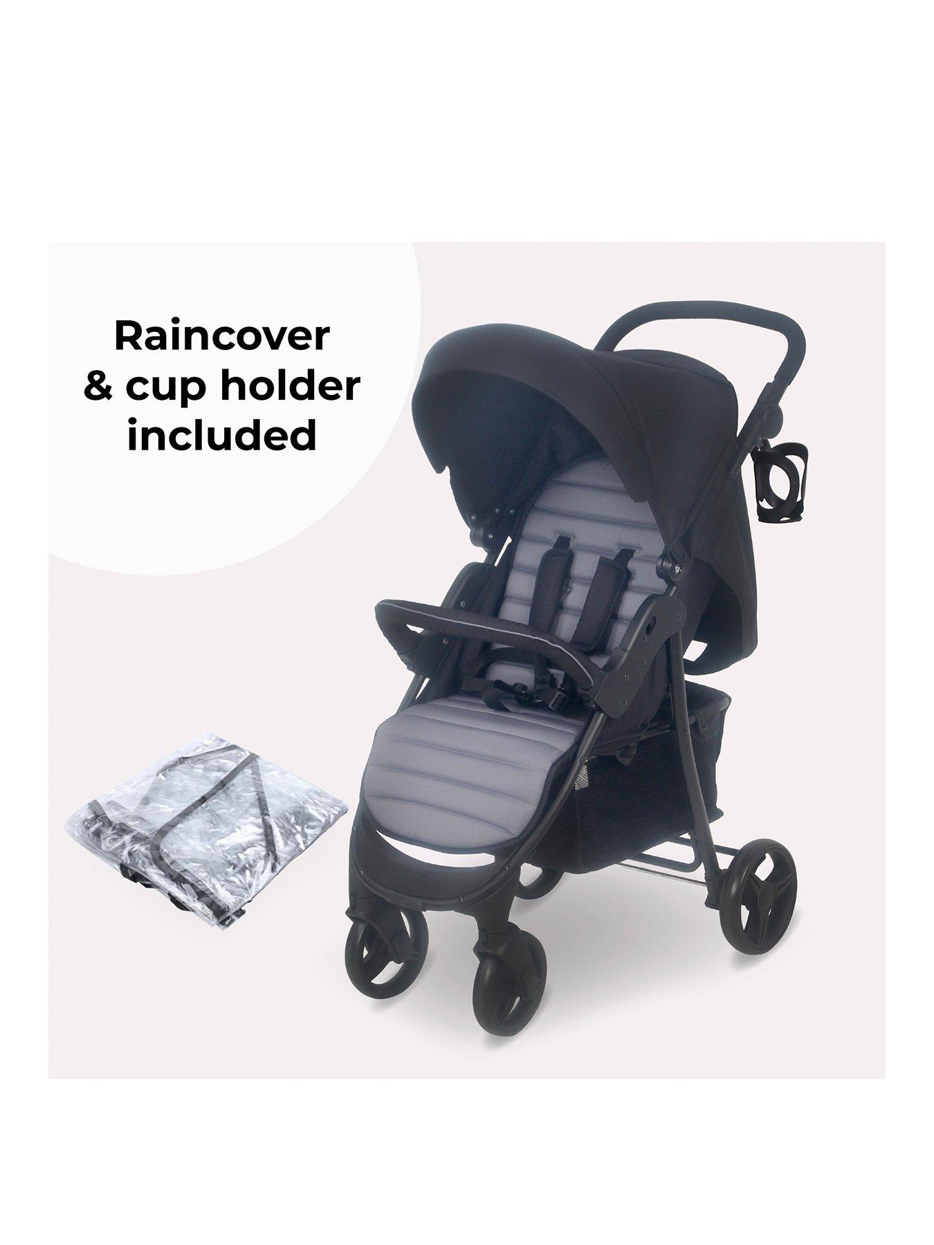 Image 2 of 7 of My Babiie MB30 Plus Pushchair - Black / Grey