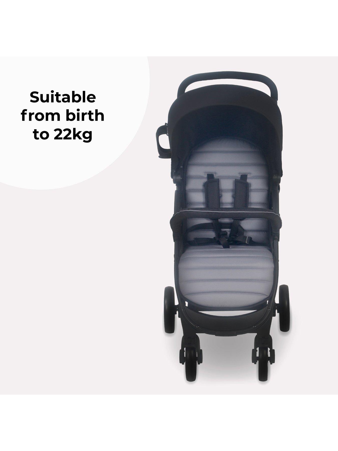 Image 6 of 7 of My Babiie MB30 Plus Pushchair - Black / Grey