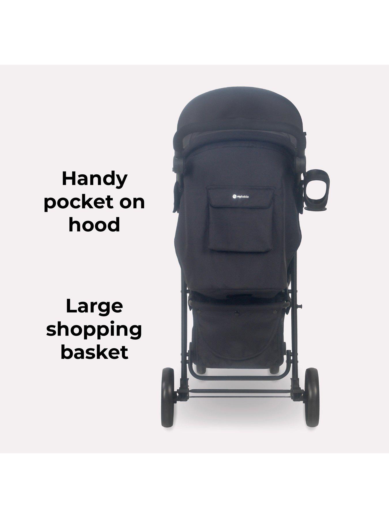 Image 7 of 7 of My Babiie MB30 Plus Pushchair - Black / Grey