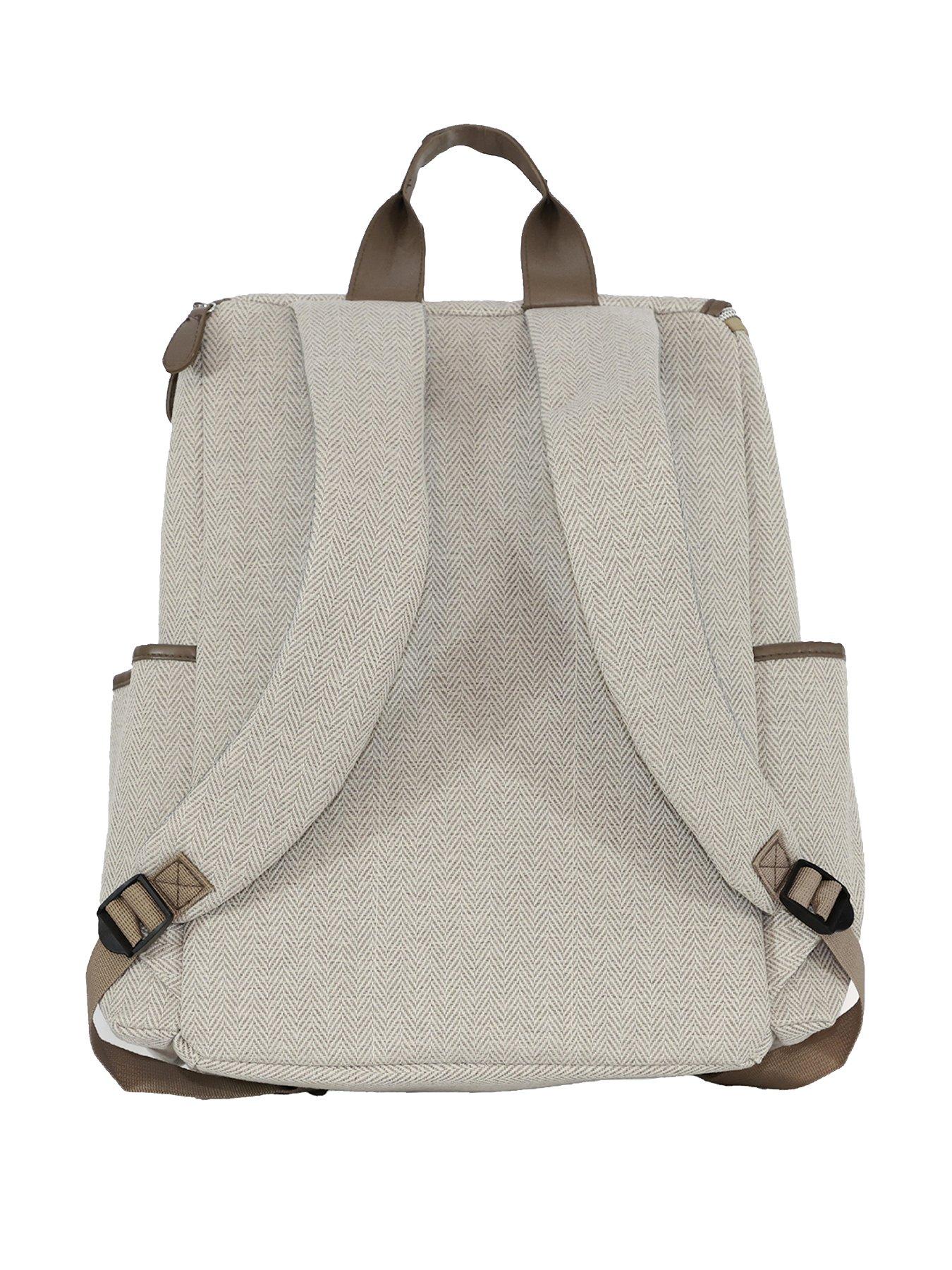 My Babiie Herringbone Back Pack Changing Bag Very