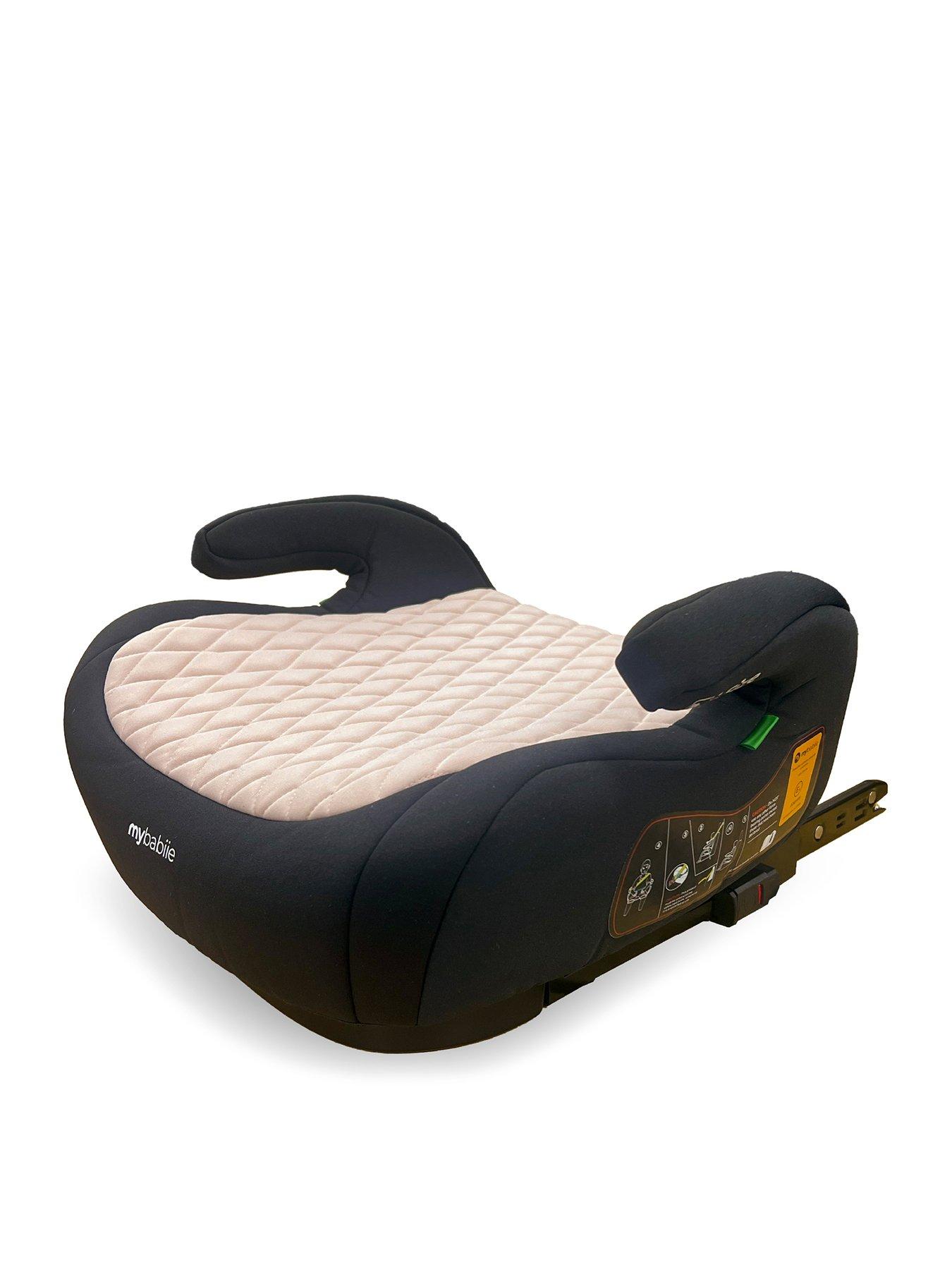 Image 1 of 6 of My Babiie i-Size Booster Car Seat - Pink &amp; Black