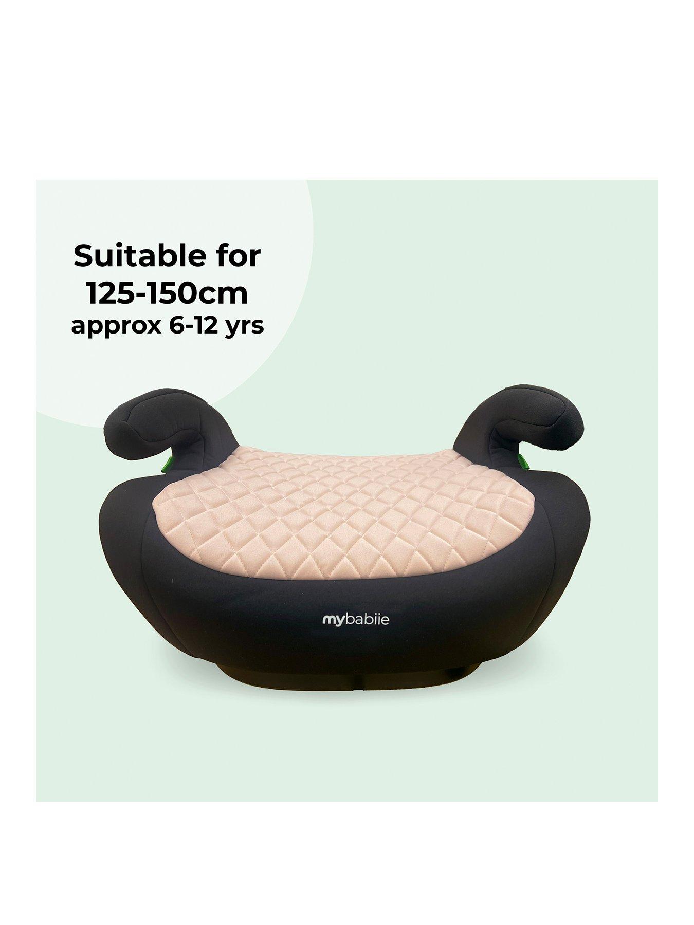 Image 2 of 6 of My Babiie i-Size Booster Car Seat - Pink &amp; Black