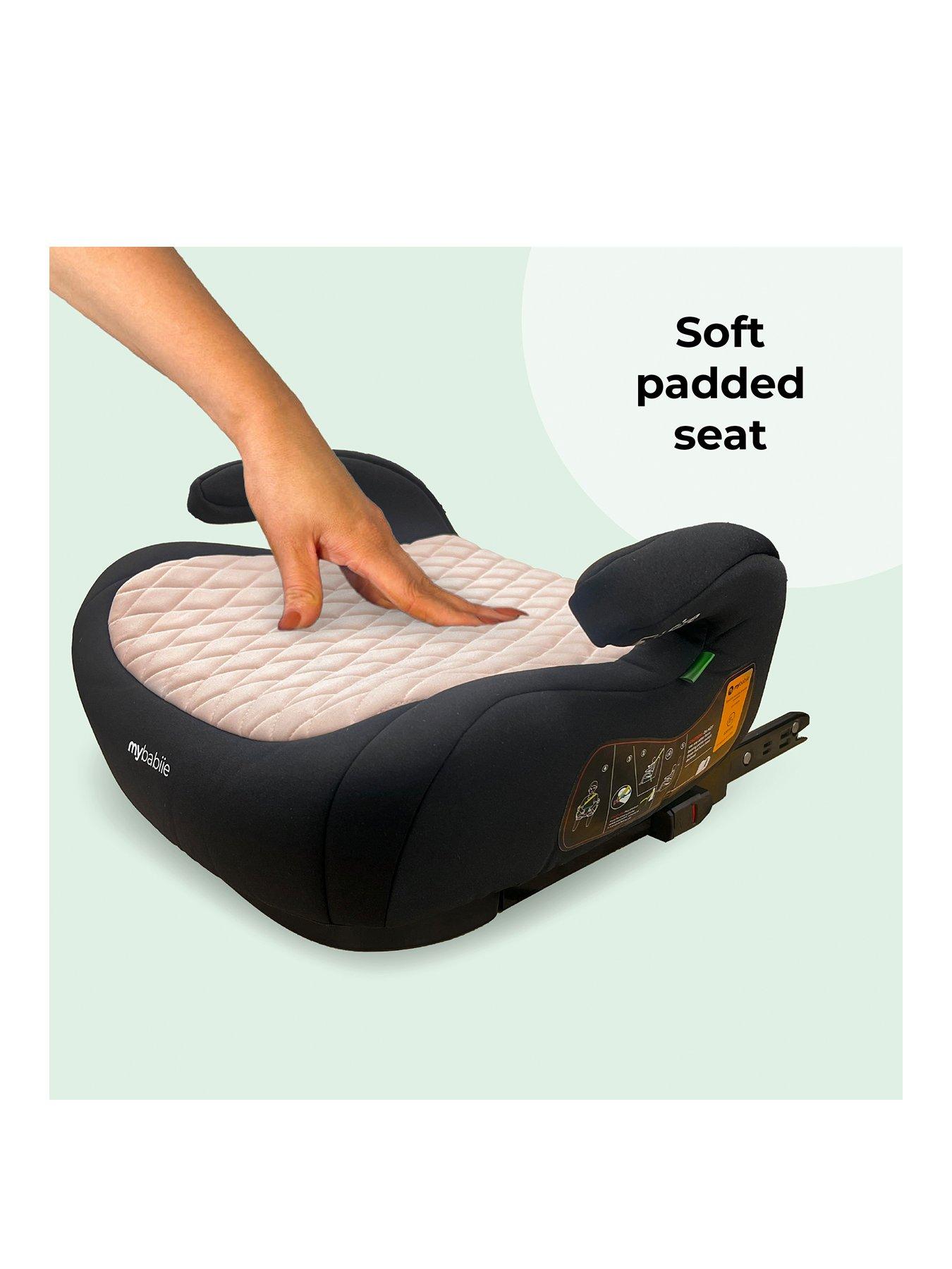 Image 3 of 6 of My Babiie i-Size Booster Car Seat - Pink &amp; Black