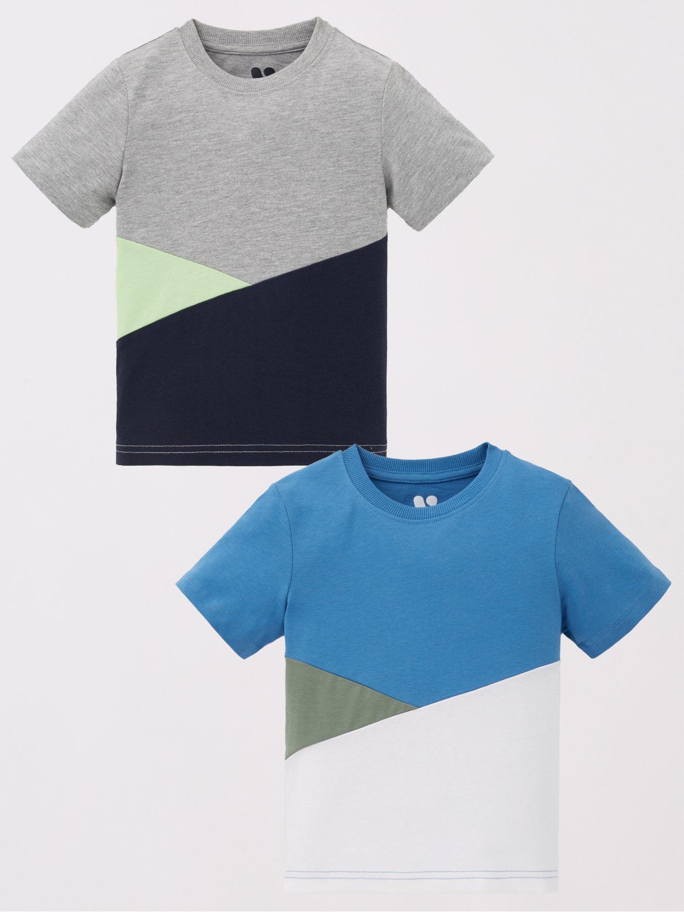 undefined Boys 2 Pack Cut And Sew T-shirts - Multi
