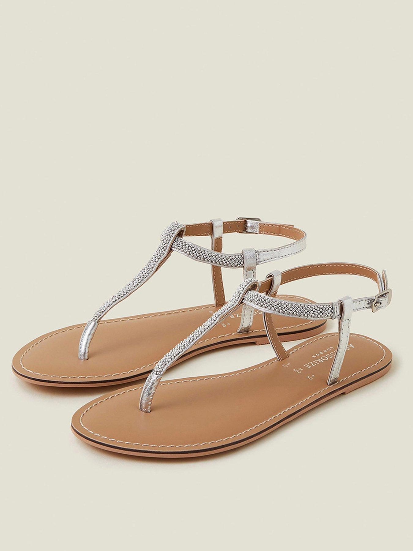Women's beaded sandals sales