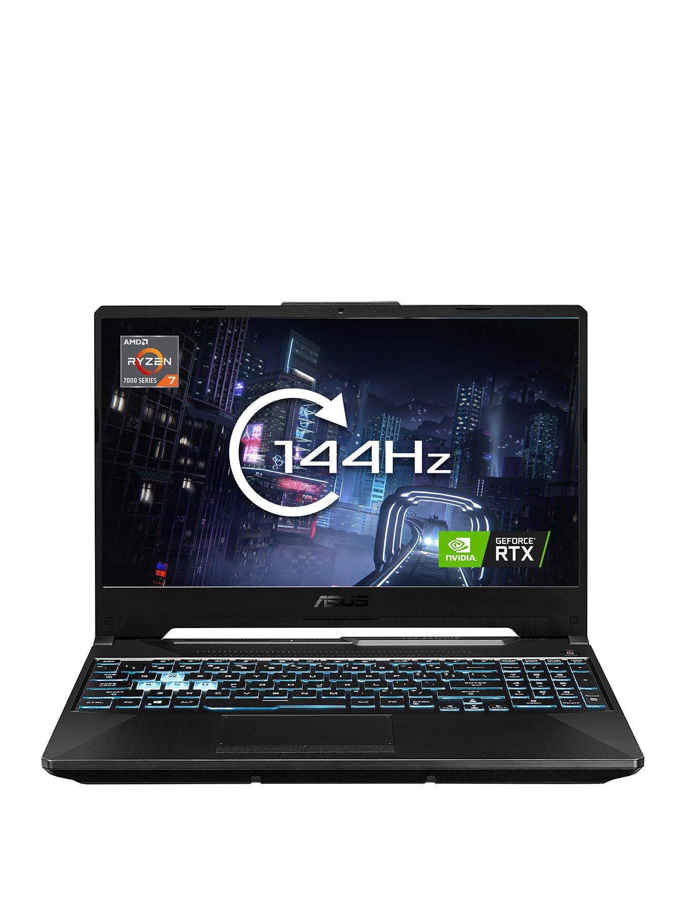 undefined TUF Gaming A15 Laptop - 15.6in QHD+ (2880x1800), GeForce RTX 2050, AMD Ryzen 7, 16GB RAM, 512GB SSD - Black