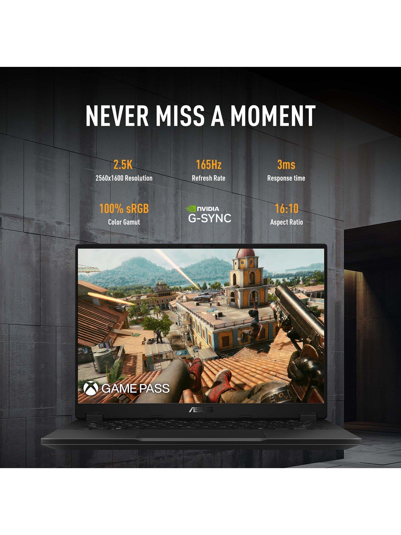 Image 5 of 7 of Asus TUF A14&nbsp;Gaming Laptop - 14in WQXGA 165Hz,&nbsp;GeForce RTX 4060, AMD Ryzen AI 9,&nbsp;16GB RAM, 1TB SSD&nbsp;- Grey