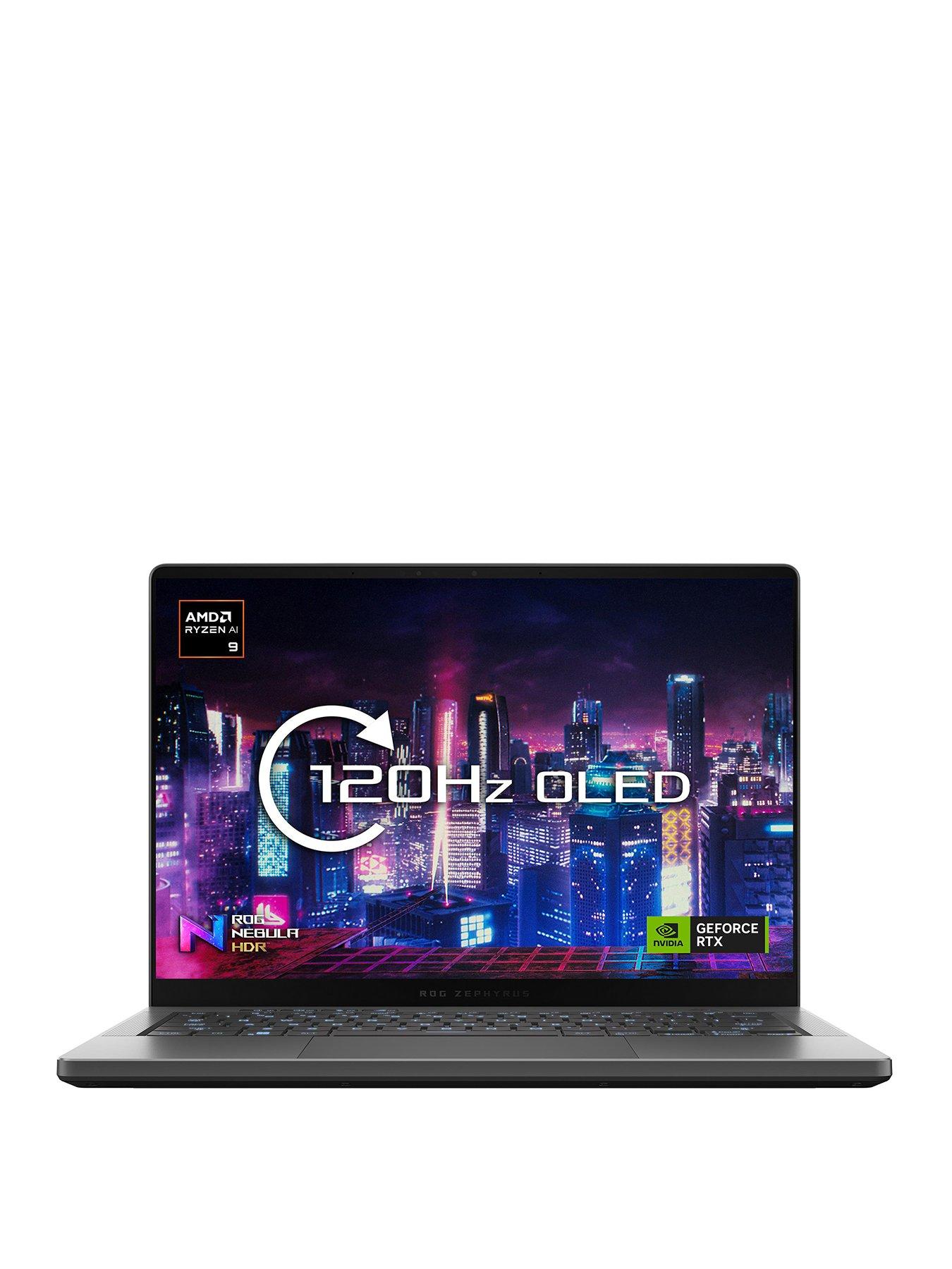 undefined Zephyrus G14 Laptop - 14in OLED WQXGA 120Hz, AMD Ryzen 9, RTX 4070, 32GB RAM, 1TB SSD - Grey