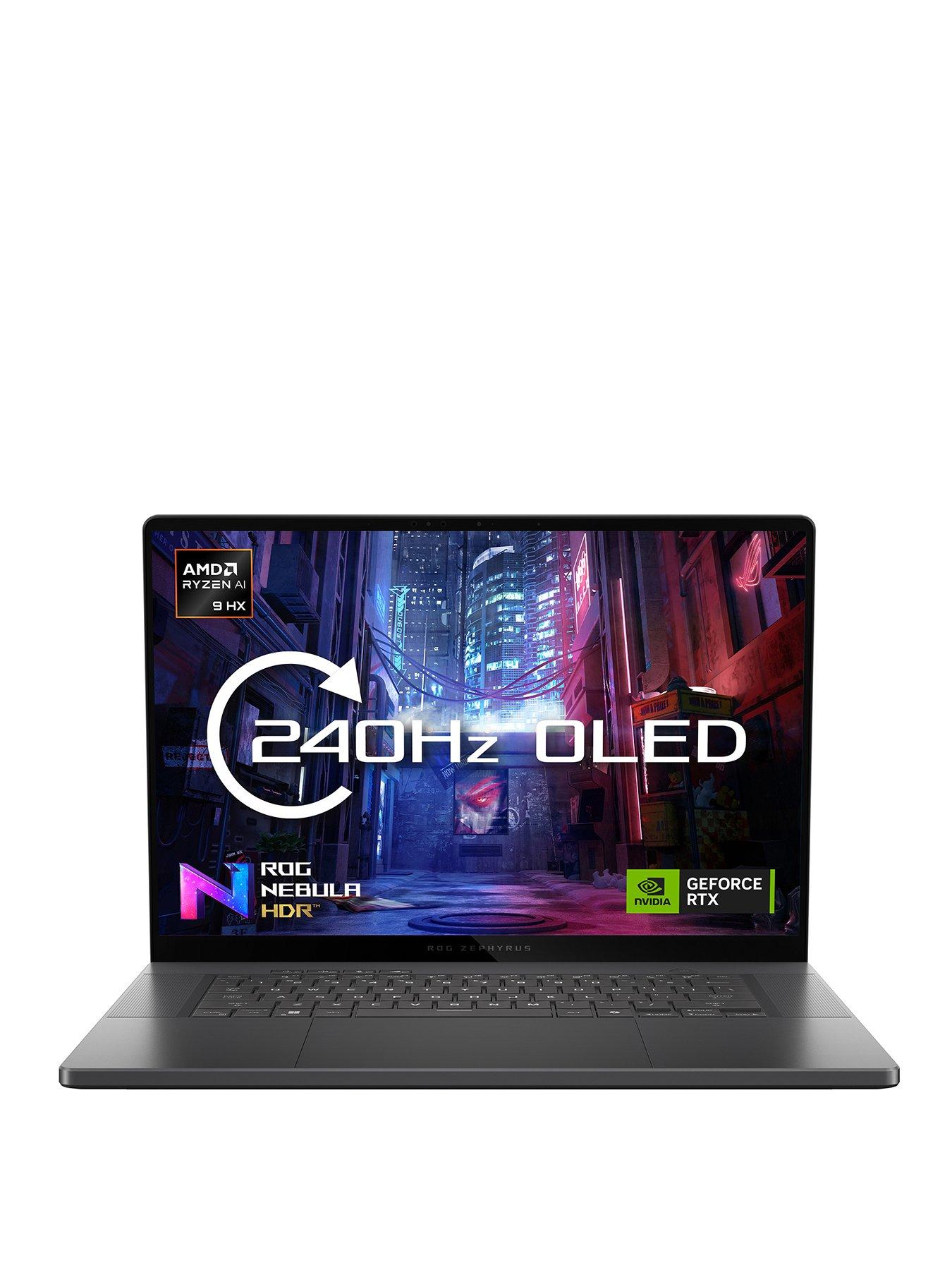 undefined Zephyrus G16 Laptop - 16in OLED WQXGA 240Hz, AMD Ryzen AI 9, RTX 4070, 32GB RAM, 1TB SSD - Grey