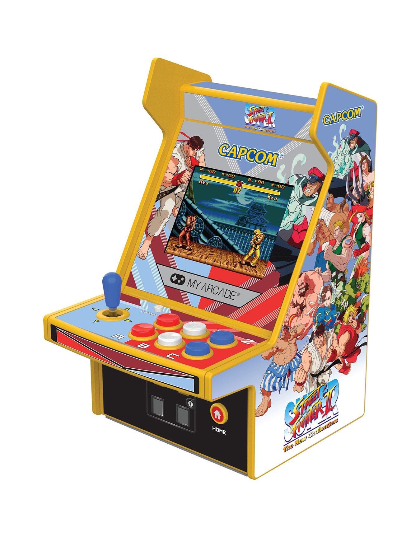 undefined Micro Player Pro 6.7" Super Street Fighter Ii Portable Retro Arcade (2 Games In 1)