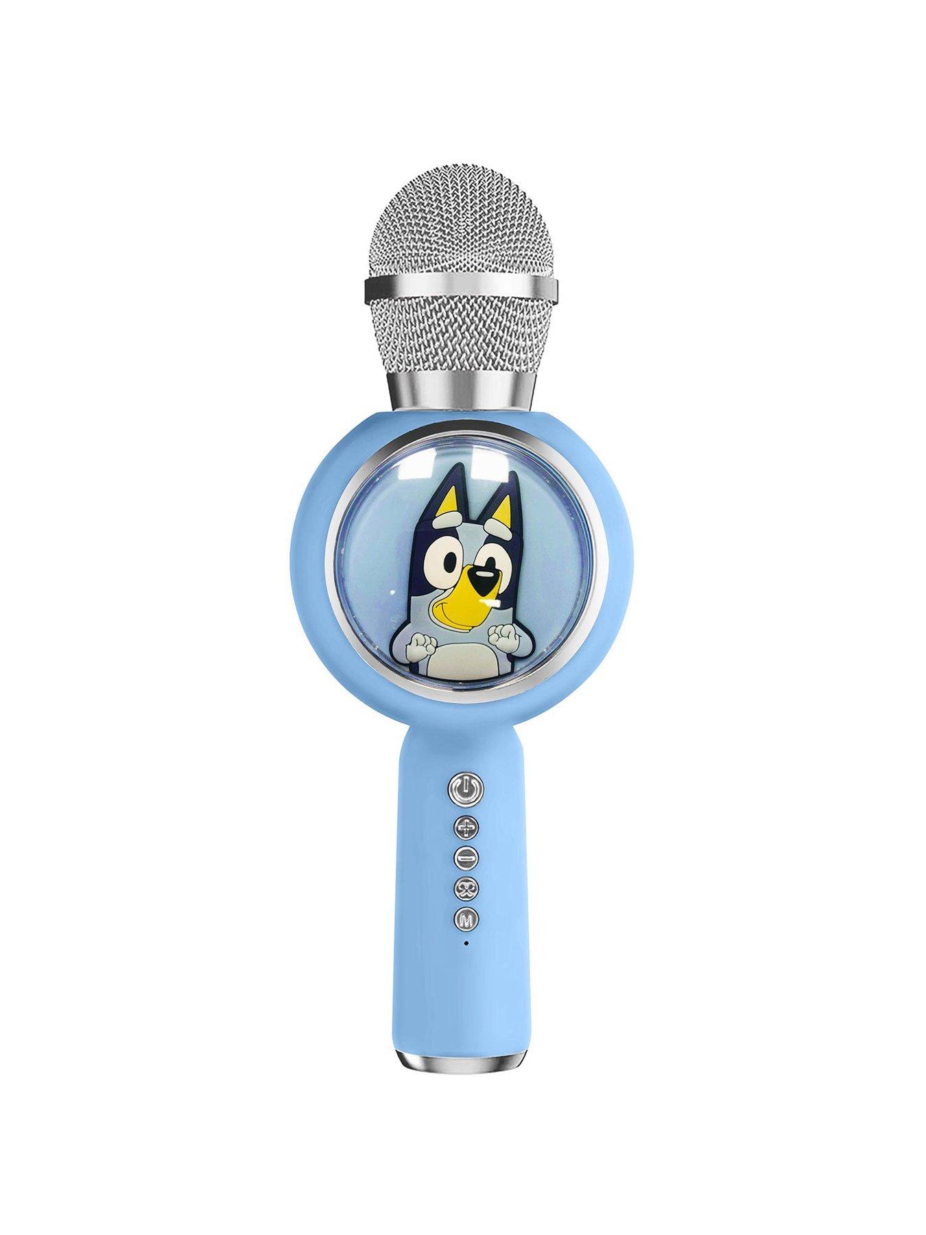 Image 2 of 3 of Bluey Bluetooth Karaoke Microphone with 4 Voice Changing Functions