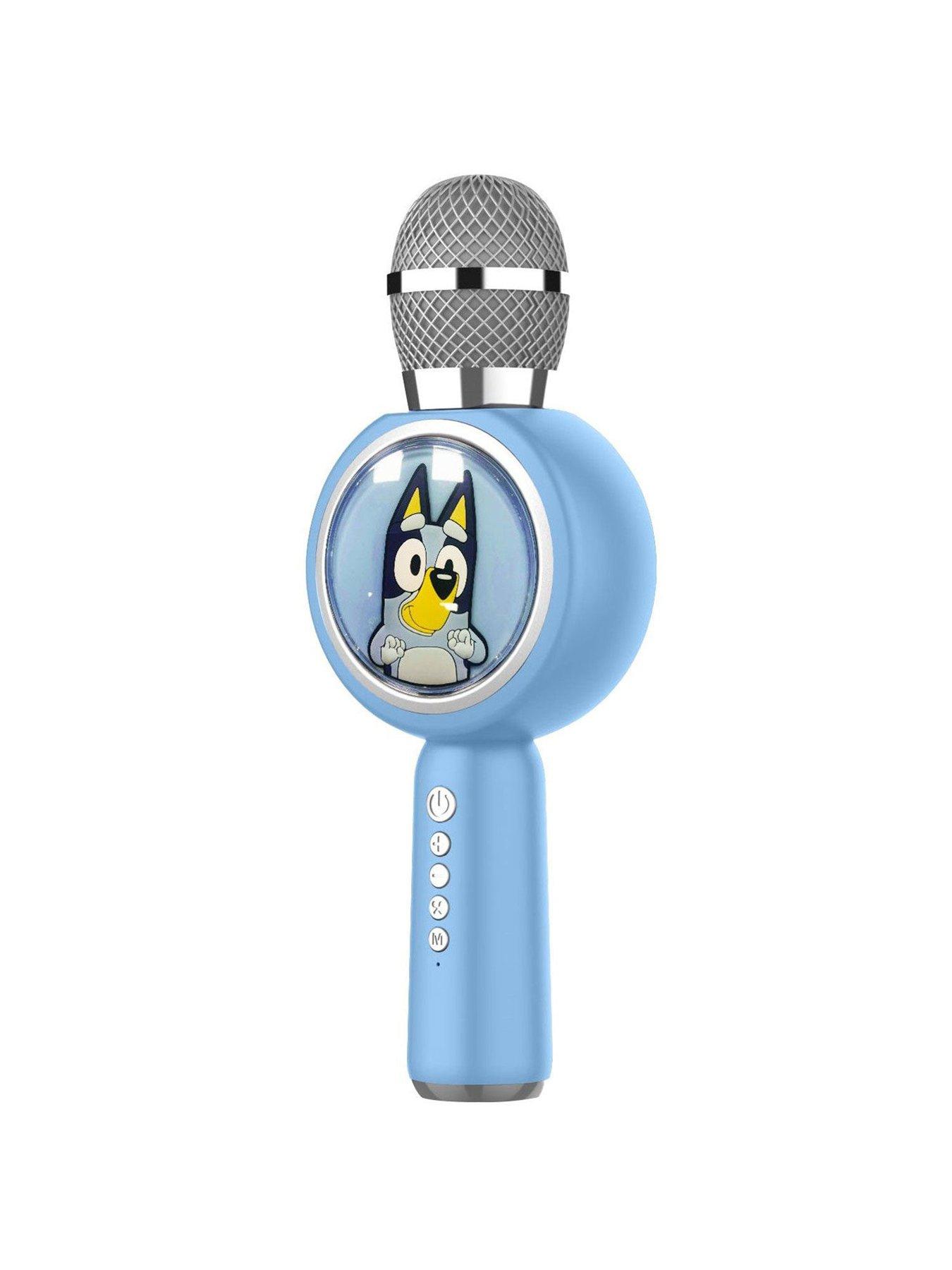 Image 3 of 3 of Bluey Bluetooth Karaoke Microphone with 4 Voice Changing Functions