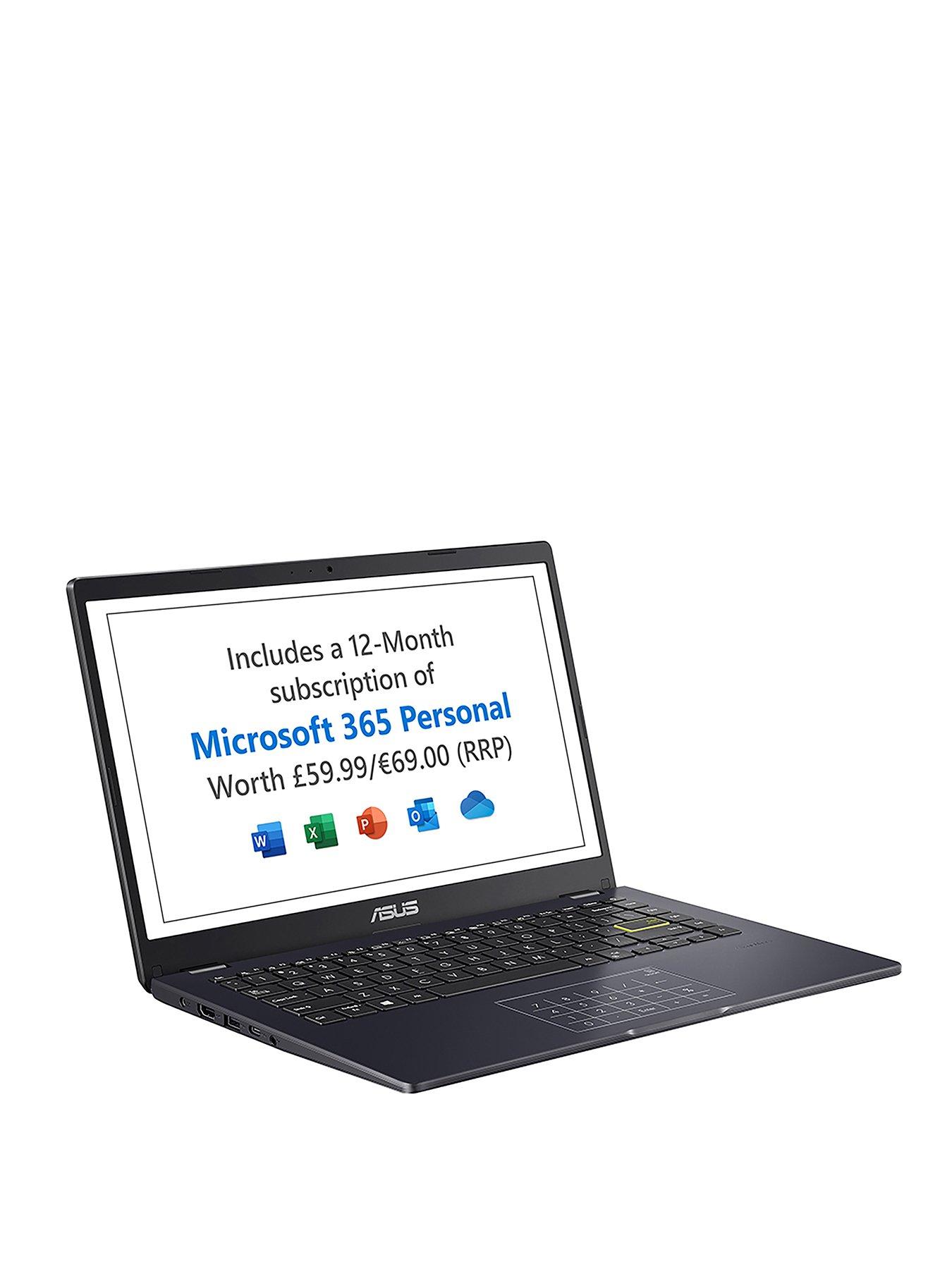 Image 2 of 6 of Asus Vivobook Go 14 Laptop&nbsp;- 14in FHD,&nbsp;Intel Celeron,&nbsp;4GB RAM, 128GB SSD&nbsp;- Blue