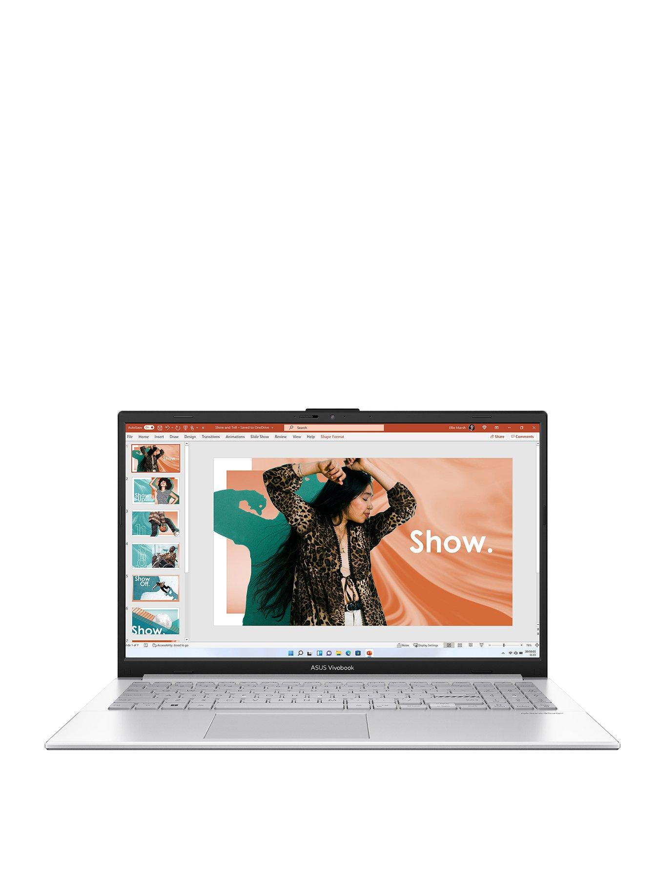 Image 2 of 7 of Asus Vivobook Go 15 Laptop - 15.6in FHD,&nbsp;Intel N100,&nbsp;4GB RAM, 128GB SSD - Silver