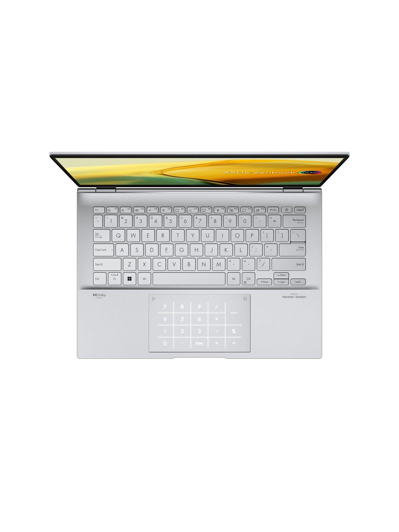 Image 5 of 6 of Asus Zenbook 14 OLED Laptop&nbsp;- 14in WQXGA+,&nbsp;Intel Core i5,&nbsp;16GB RAM, 512GB SSD - Silver