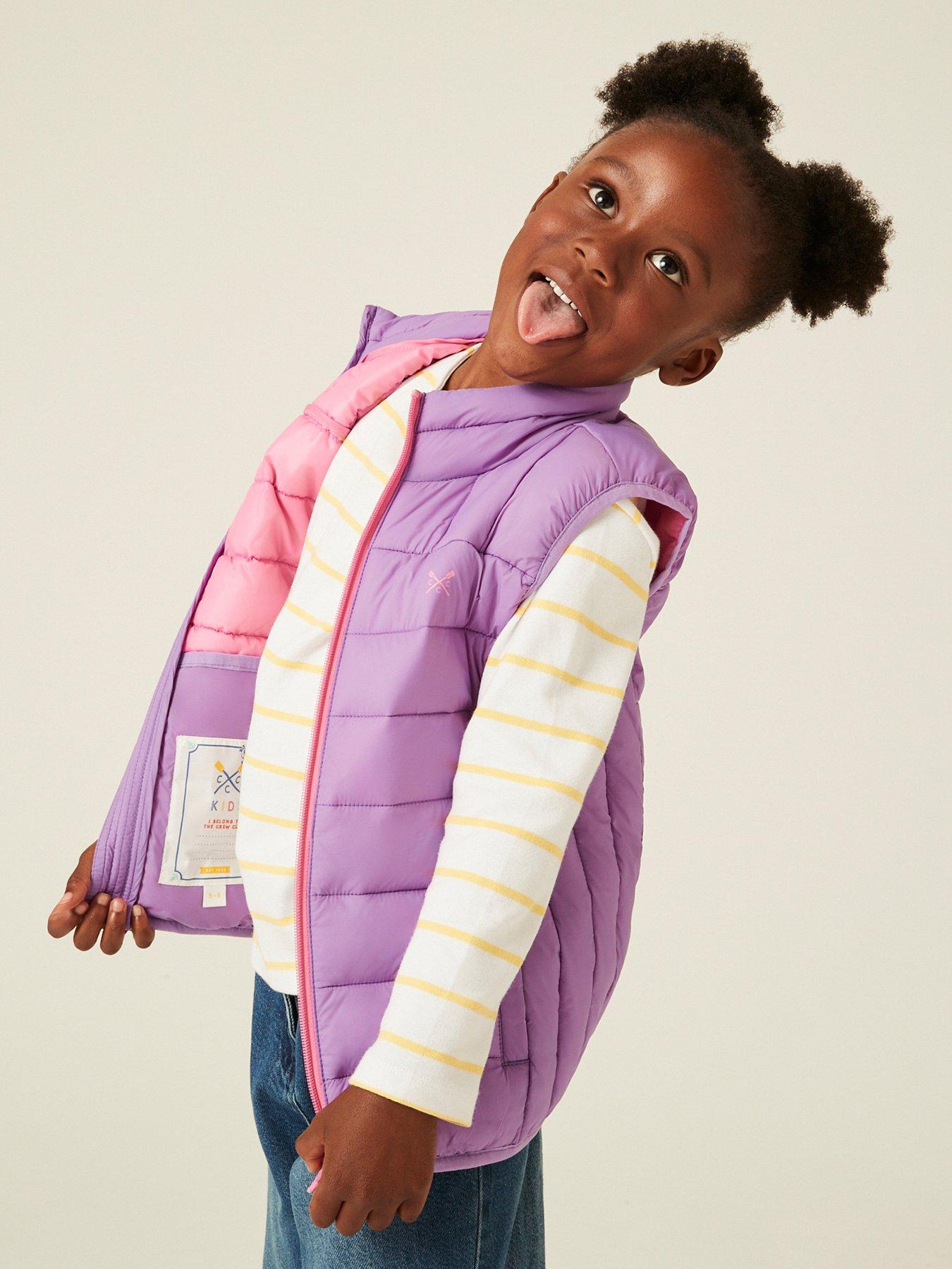 Girls Lightweight Gilet Light Purple