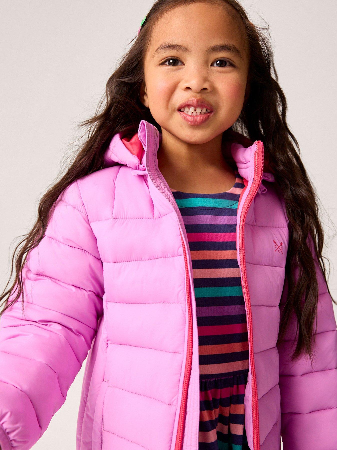 Crew Clothing Girls Shower Resistant Lightweight Jacket Light