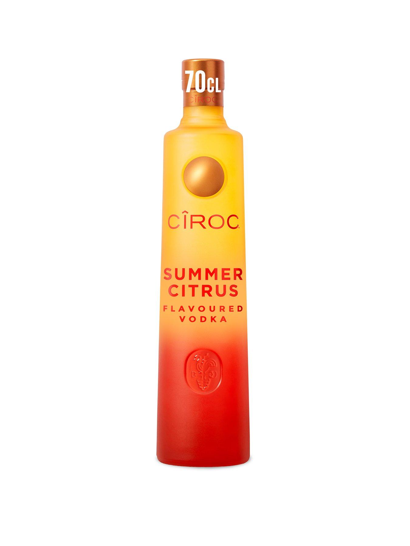 Product photograph of Ciroc Summer Citrus Vodka 70cl from very.co.uk