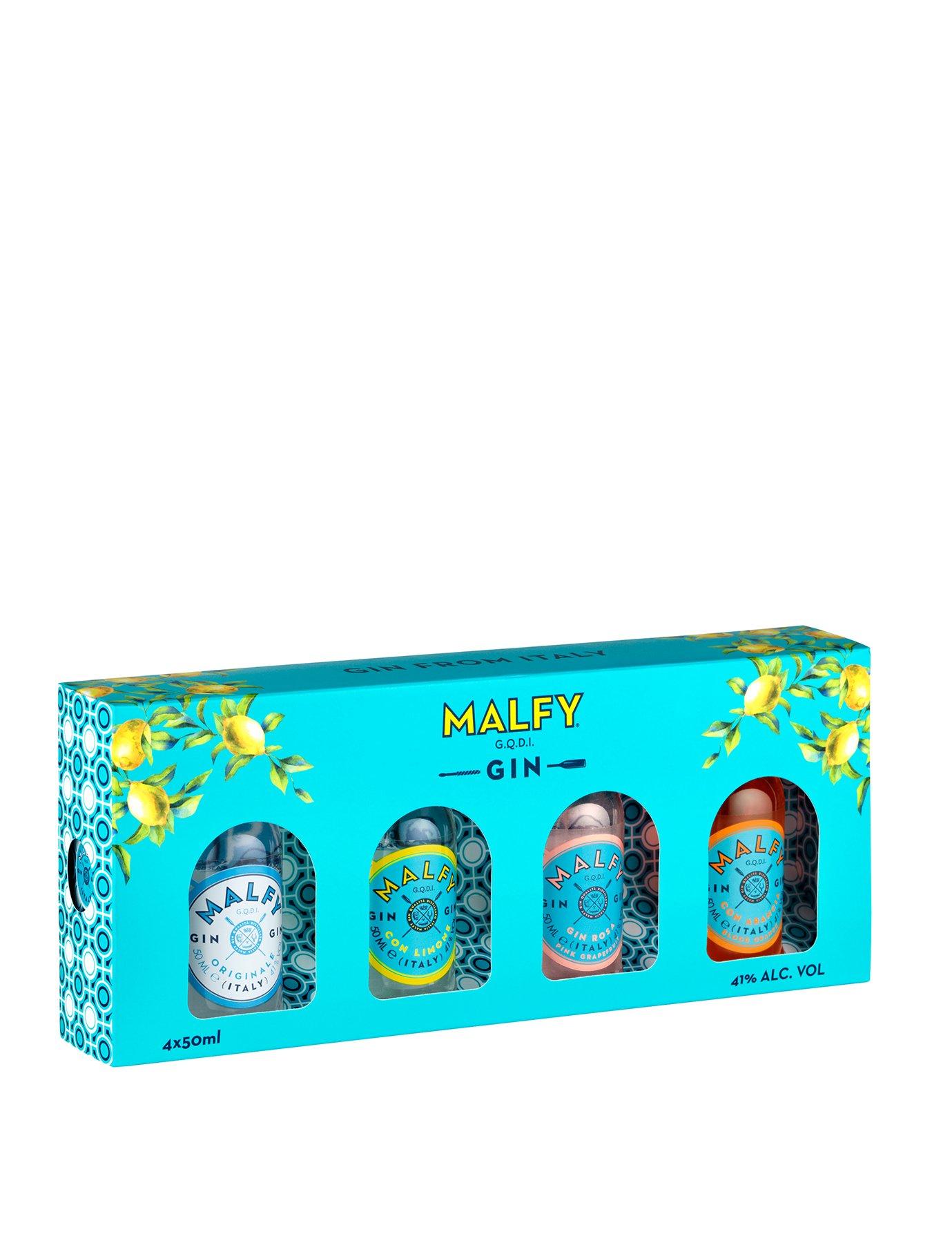 Product photograph of Malfy Gin 4x 5cl Miniature Gift Pack from very.co.uk