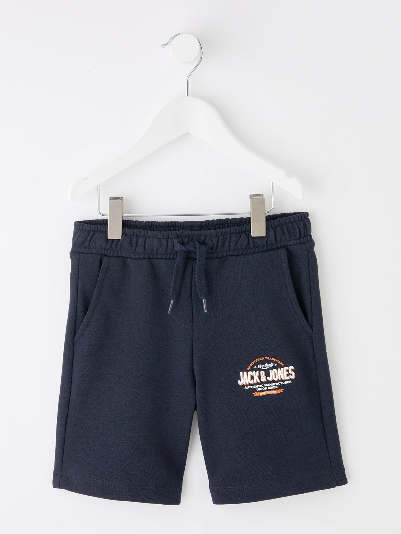 undefined Younger Boys Logo Sweat Shorts - Blazer - Navy