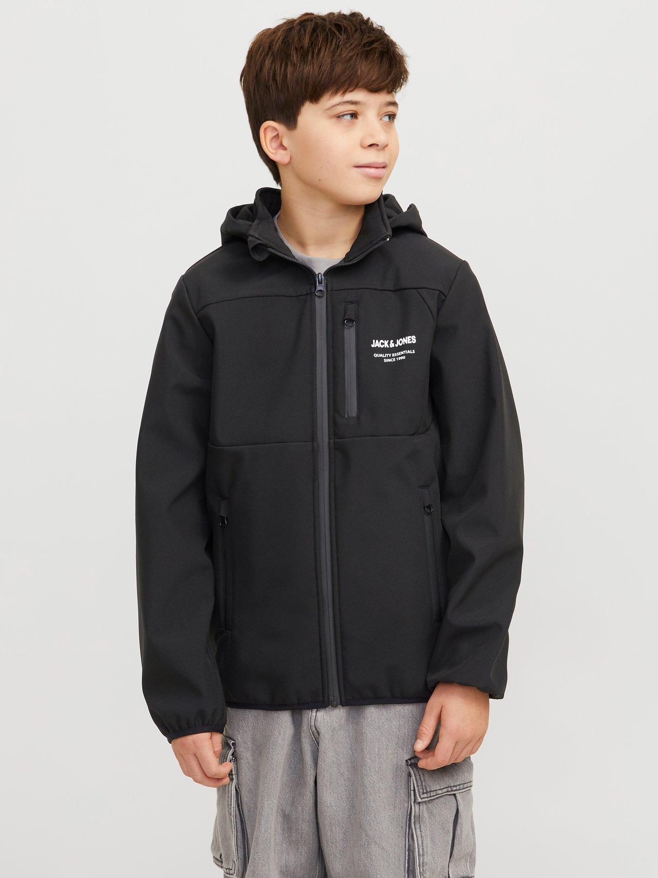 Jack & Jones Junior: Boys Theo Softshell Jacket - Black