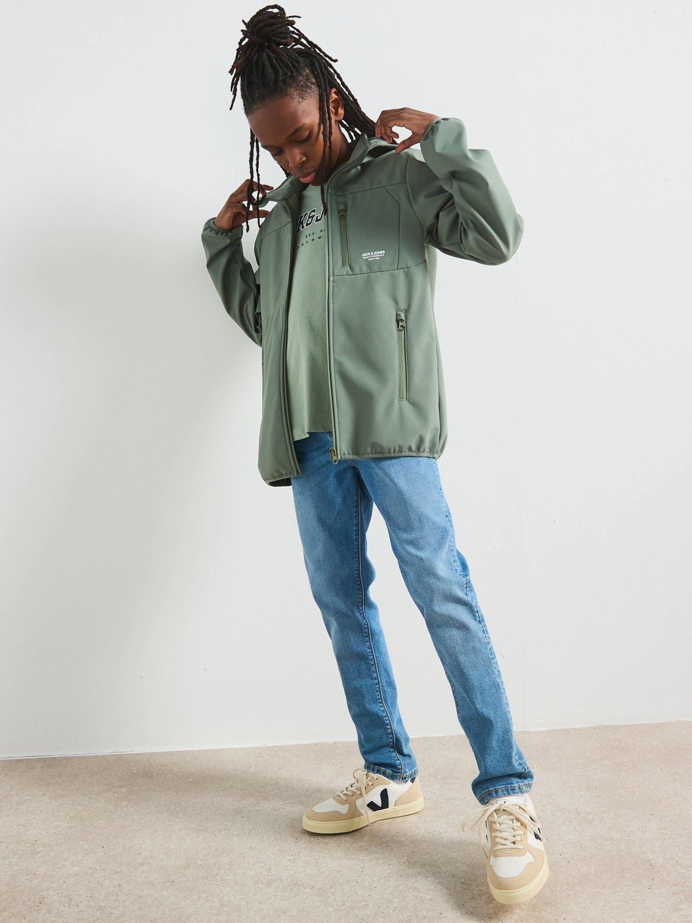 undefined Boys Theo Softshell Jacket - Agave Green