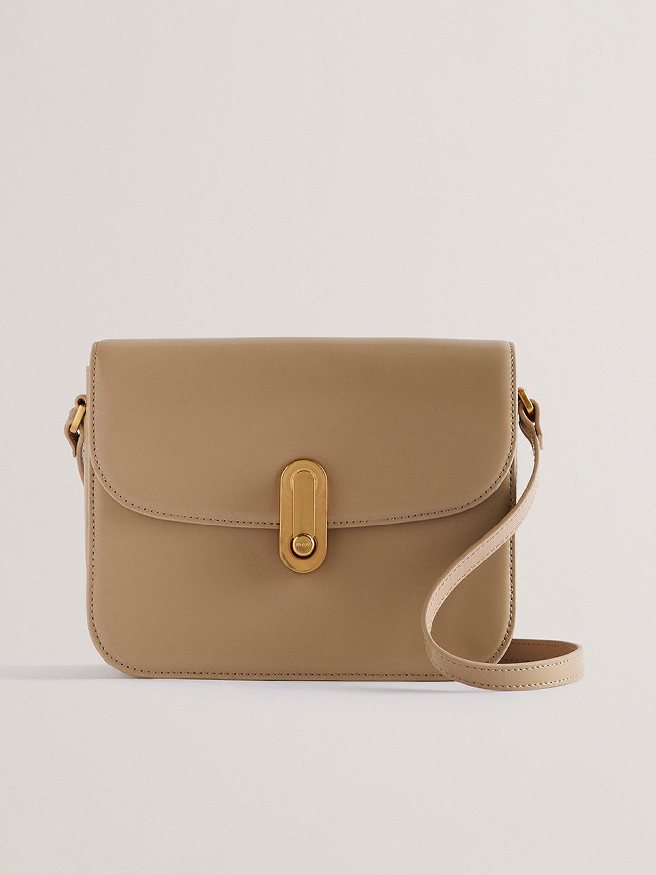 Cream messenger bag online