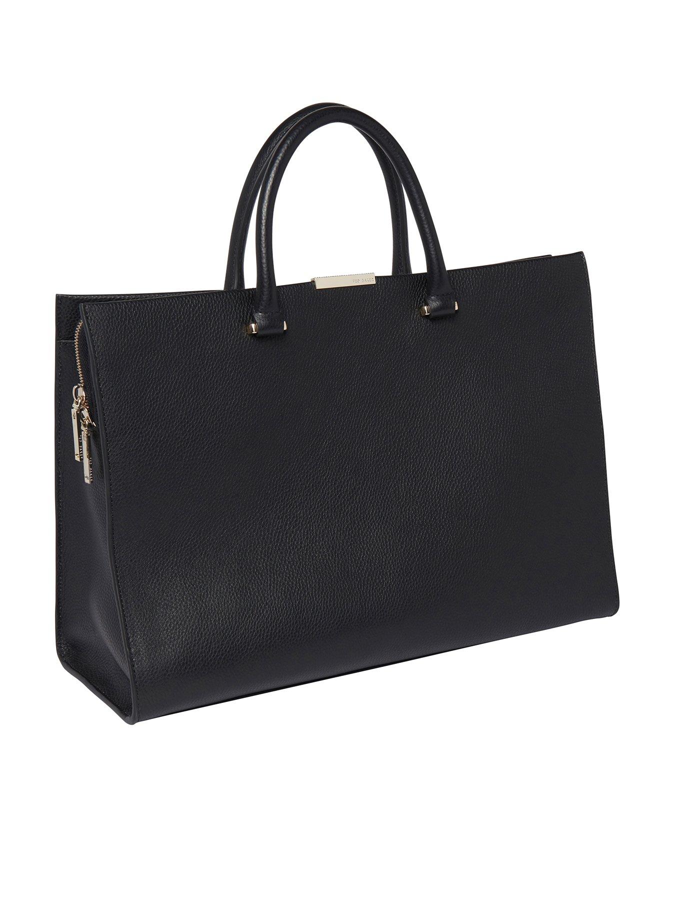 Ted baker black leather purse top