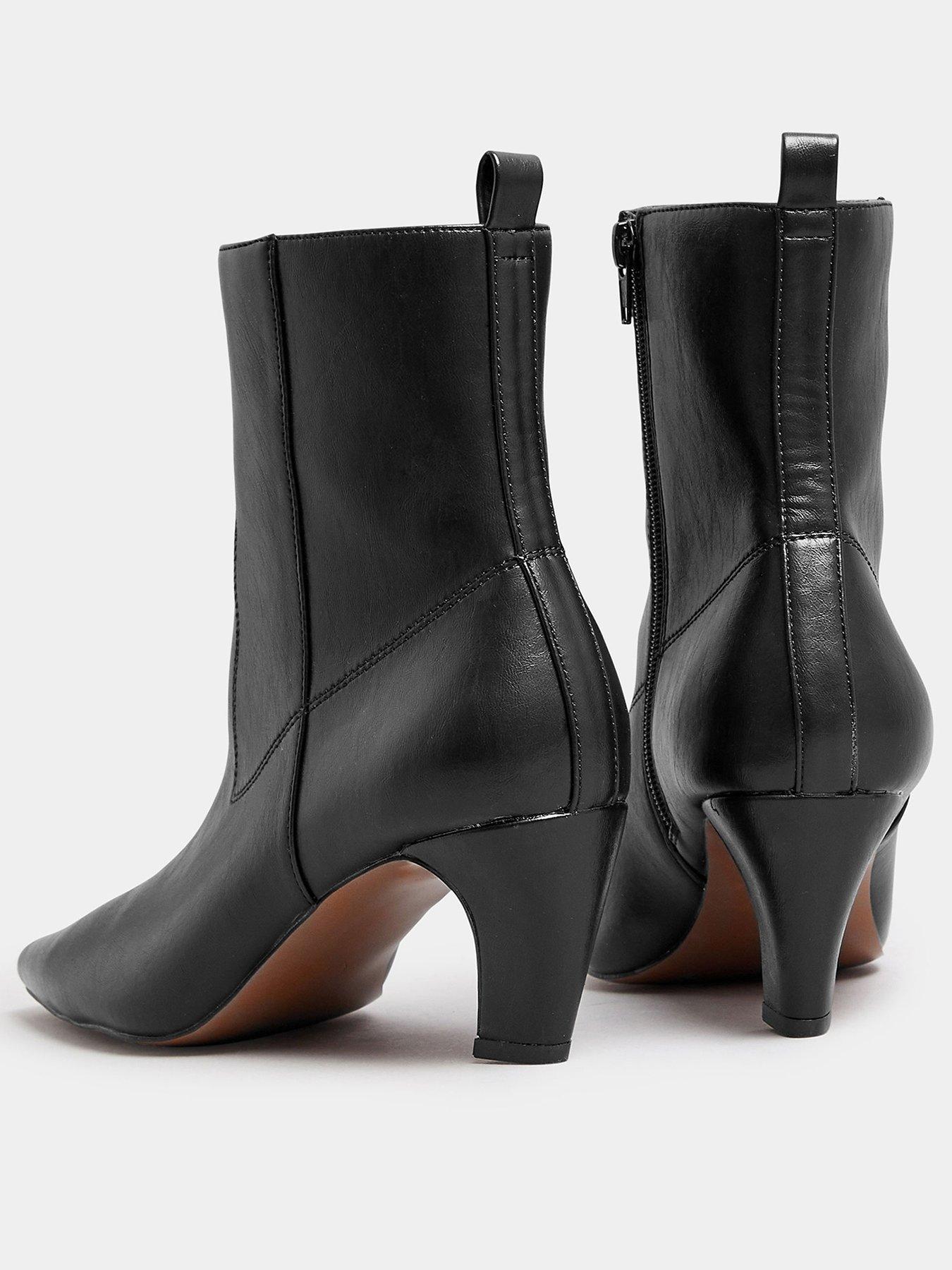 Mid heel ankle boots uk best sale
